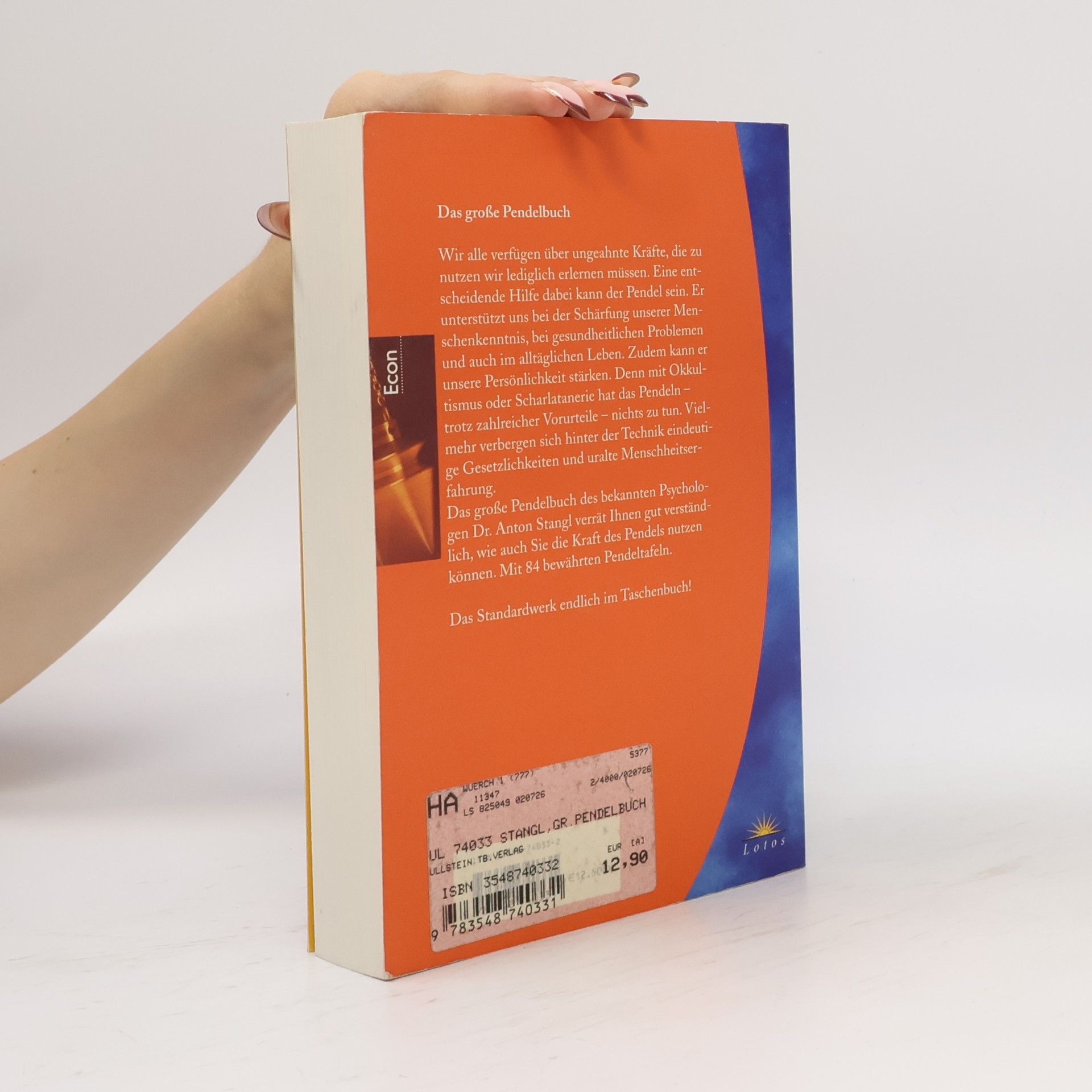 Anton Stangl Das große Pendelbuch