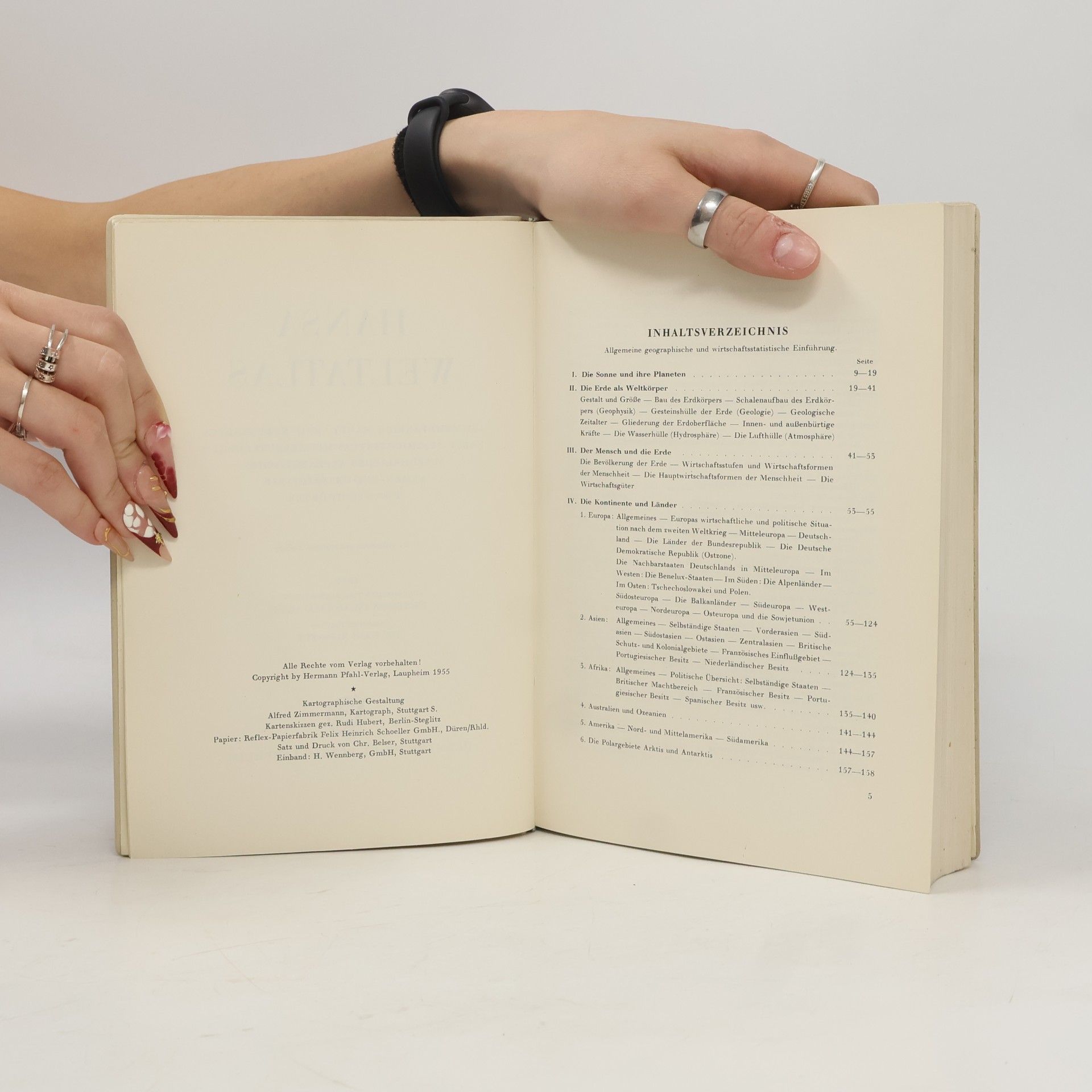 Collectif d'auteurs Hansa Weltatlas