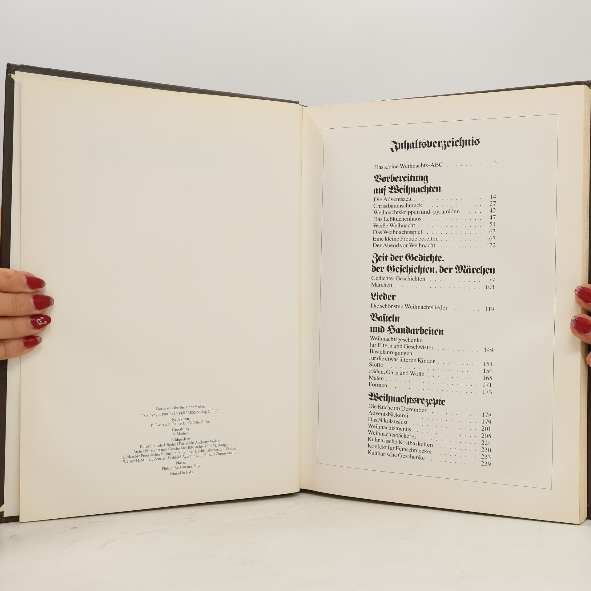 Reinecke K. Es Weihnachtet. Das grosse Weihnachtsbuch