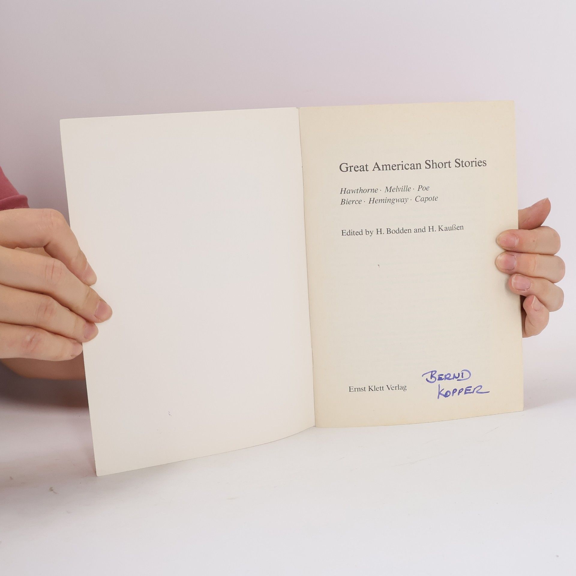 Various authors Great American Short Stories