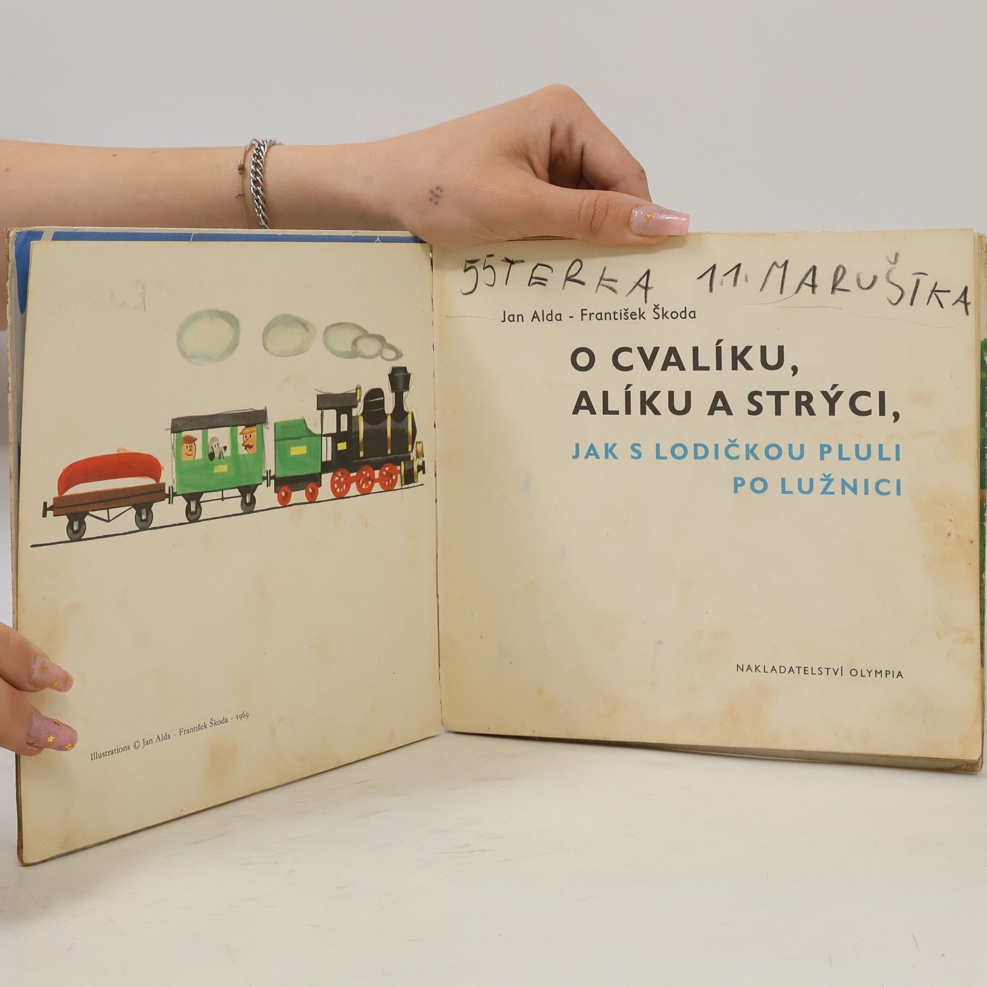 Jan Alda O Cvalíku, Alíku a strýci, jak s lodičkou pluli po Lužnici