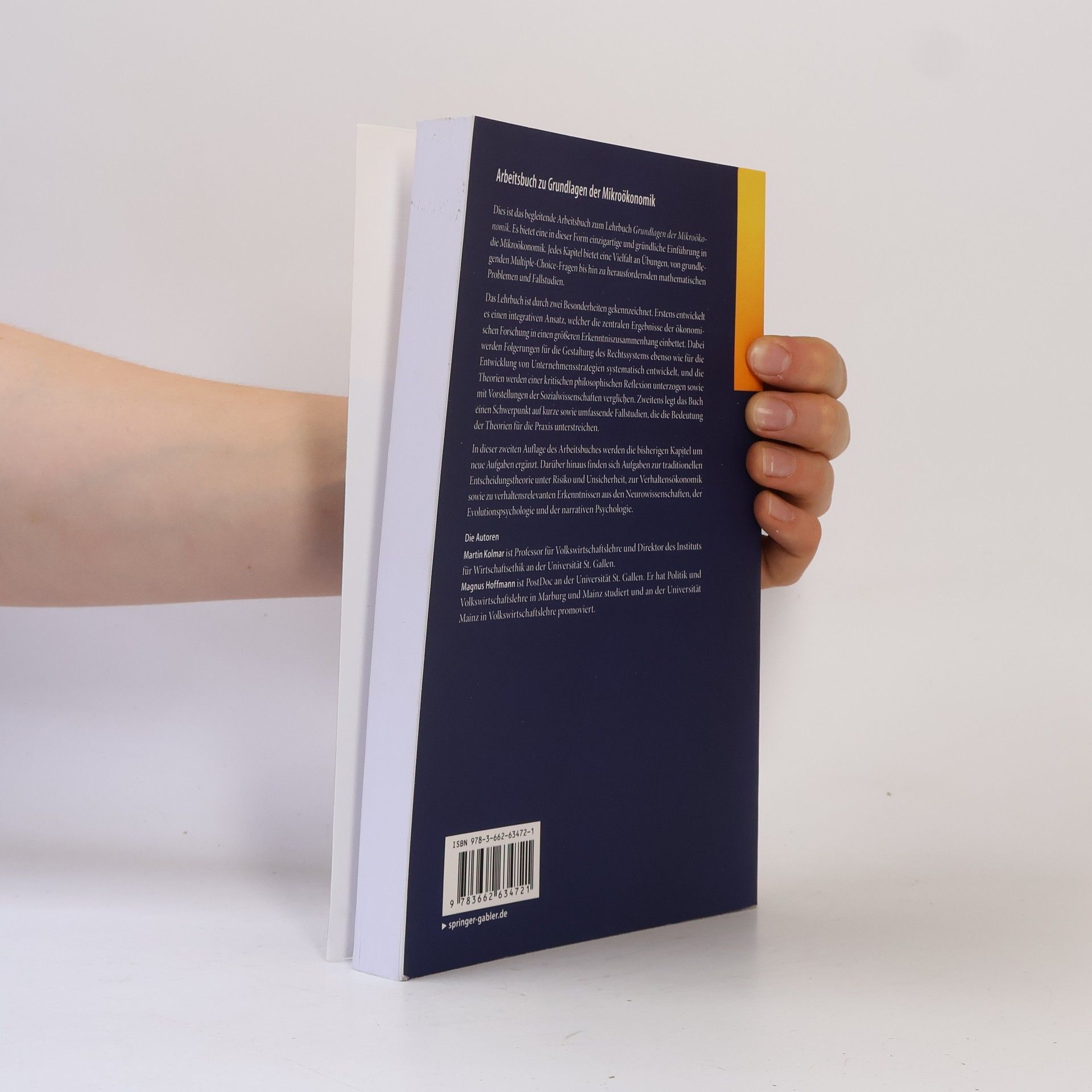 Martin Kolmar Arbeitsbuch zu Grundlagen der Mikroökonomik
