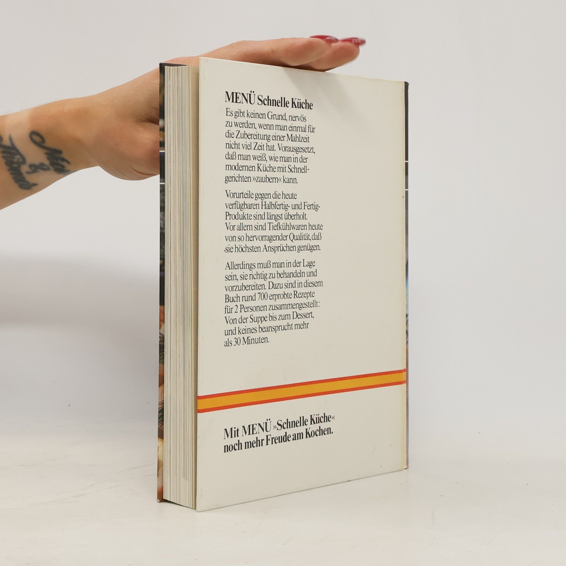 Ingrid Seemann Menu. Schnelle Küche
