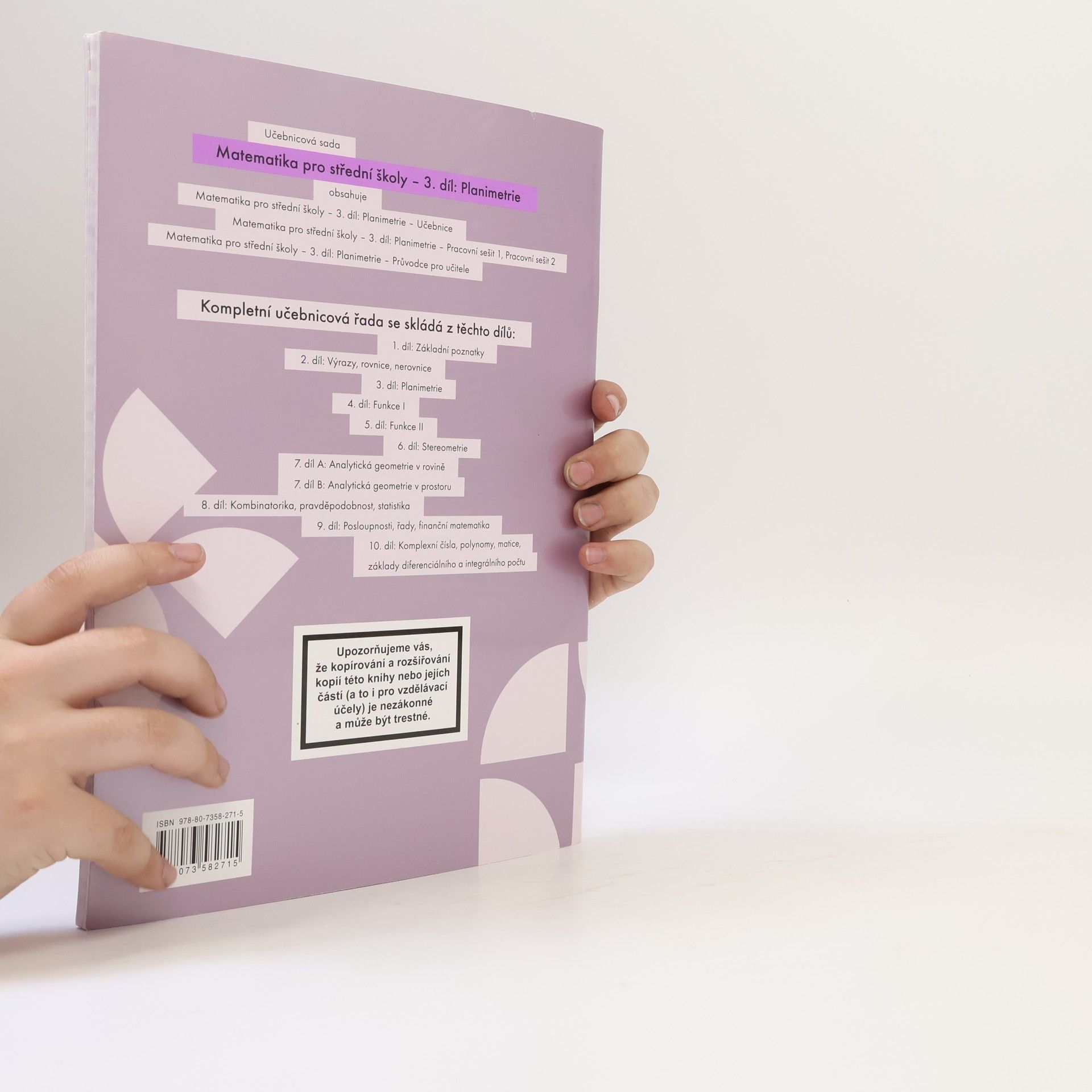 Autorenkollektiv Matematika pro střední školy 3. díl. Planimetrie. Pracovní sešit 1