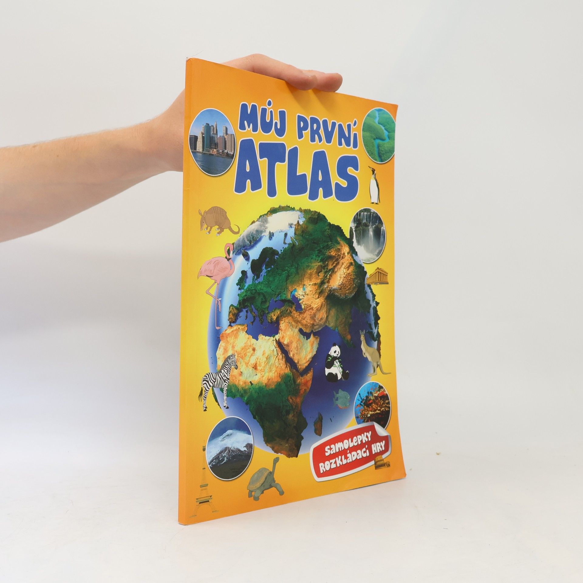 Jaroslav Synek Můj první atlas: Samolepky, rozkládací hry