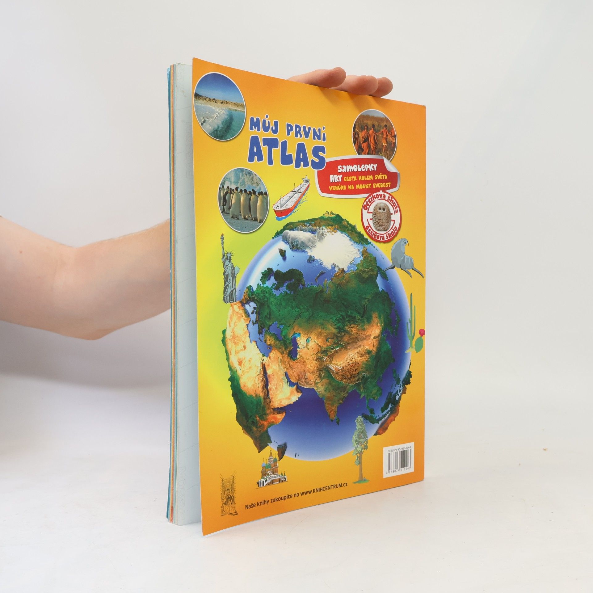 Jaroslav Synek Můj první atlas: Samolepky, rozkládací hry