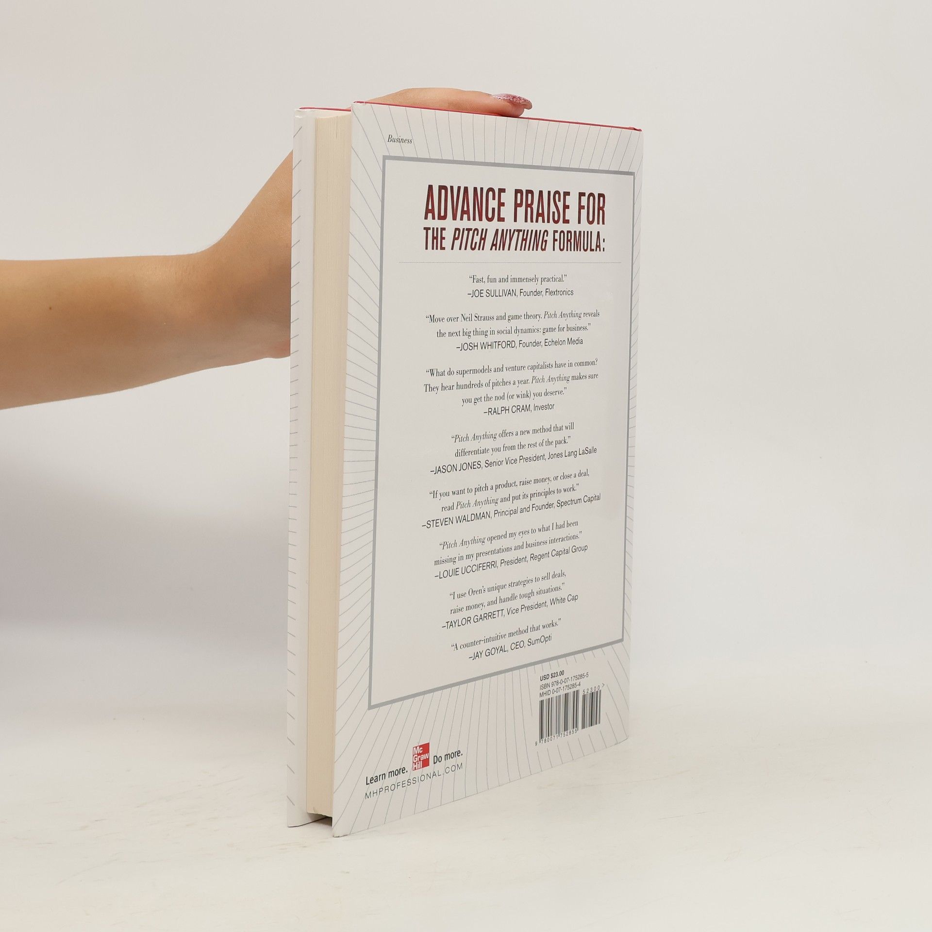 Oren Klaff Pitch Anything: An Innovative Method for Presenting, Persuading, and Winning the Deal