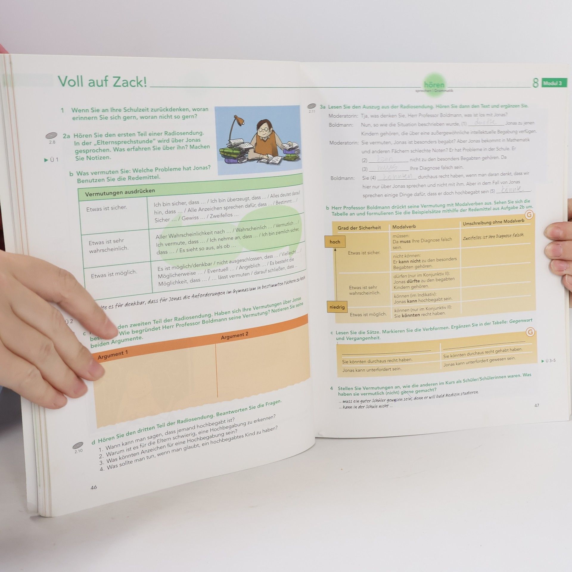 Ute Koithan Aspekte 3 Lehr- und Arbeitsbuch Teil 2 + 2 CD Mittelstufe Deutsch
