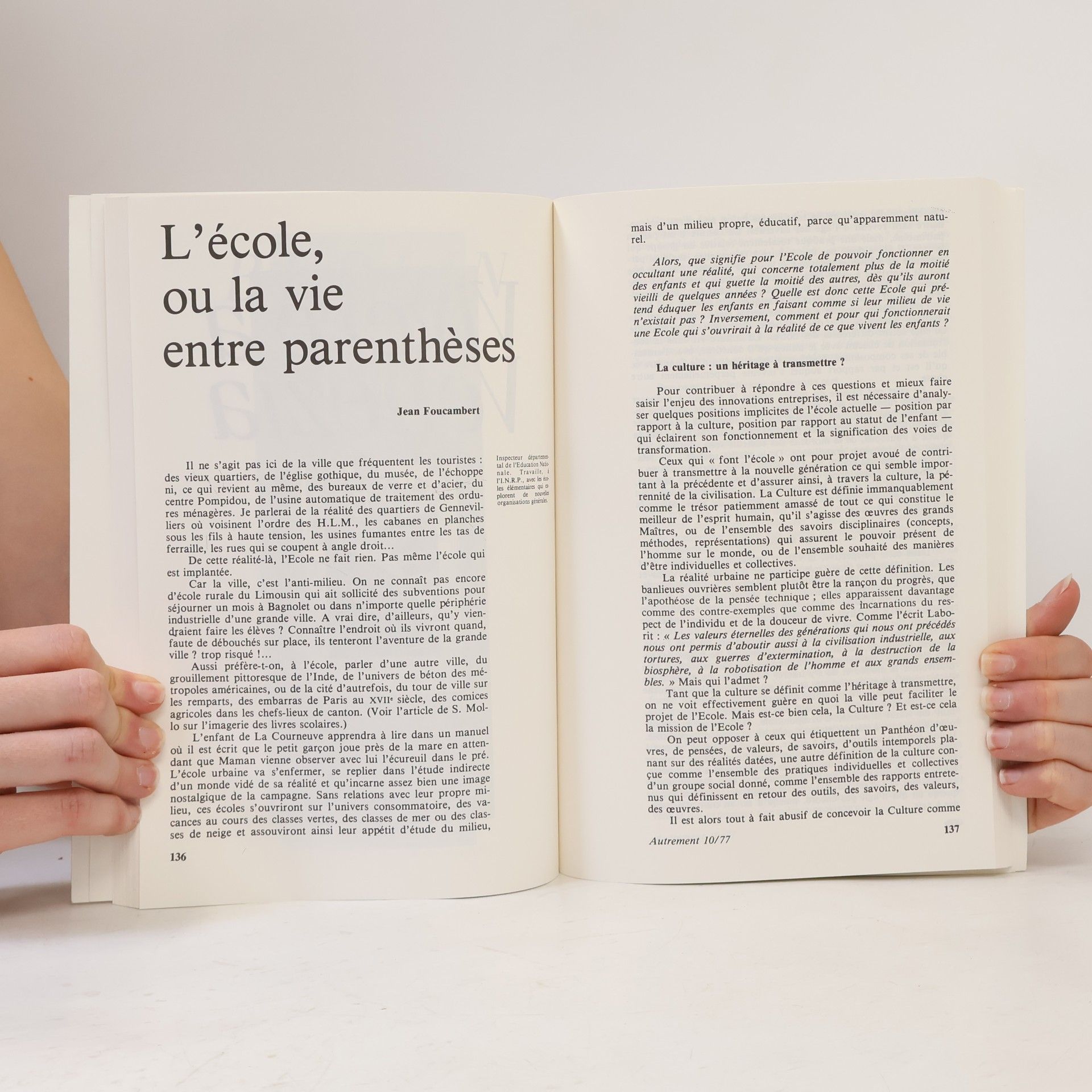 dossiers - 10/77: Dans la ville des enfants...