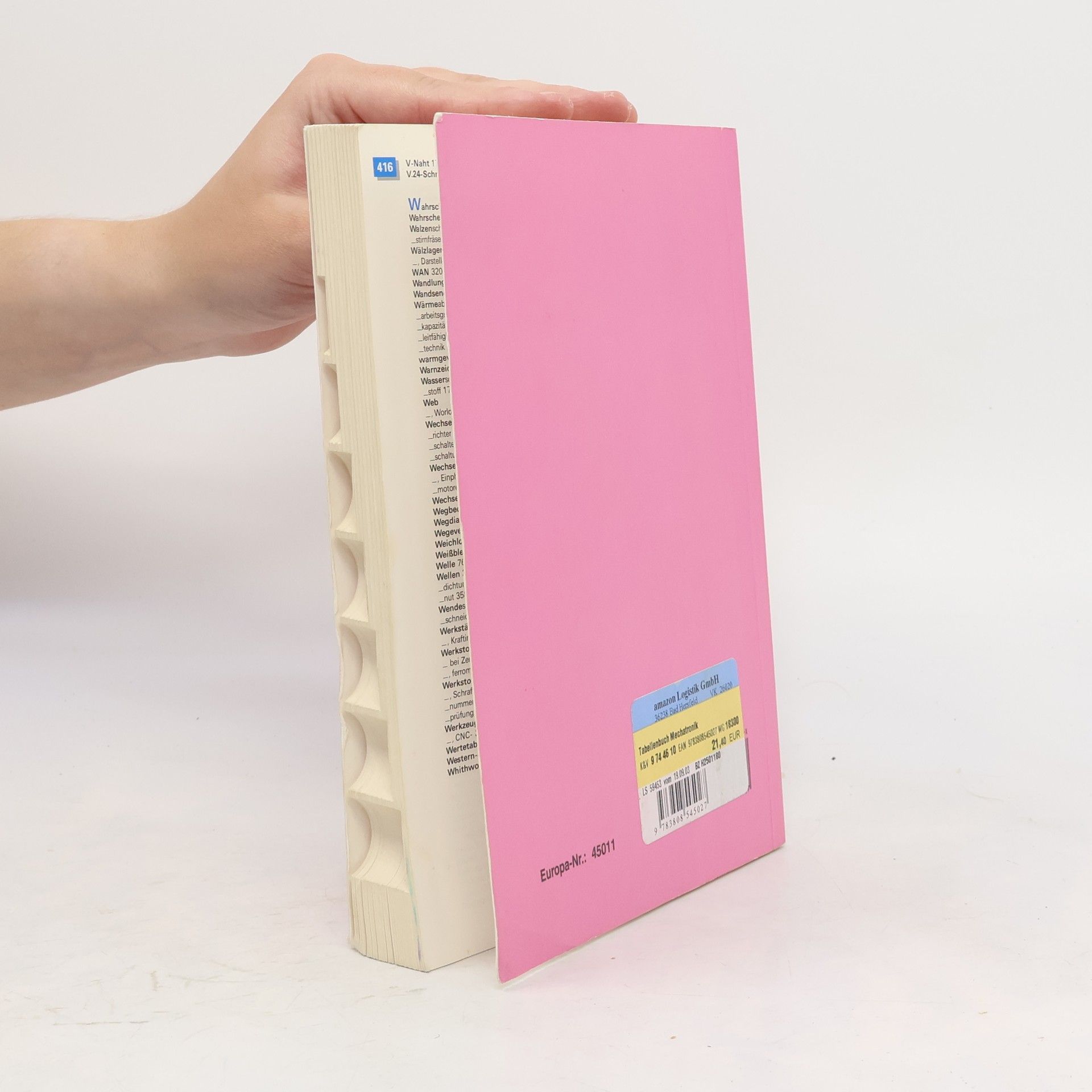 Collectif d'auteurs Tabellenbuch Mechatronik