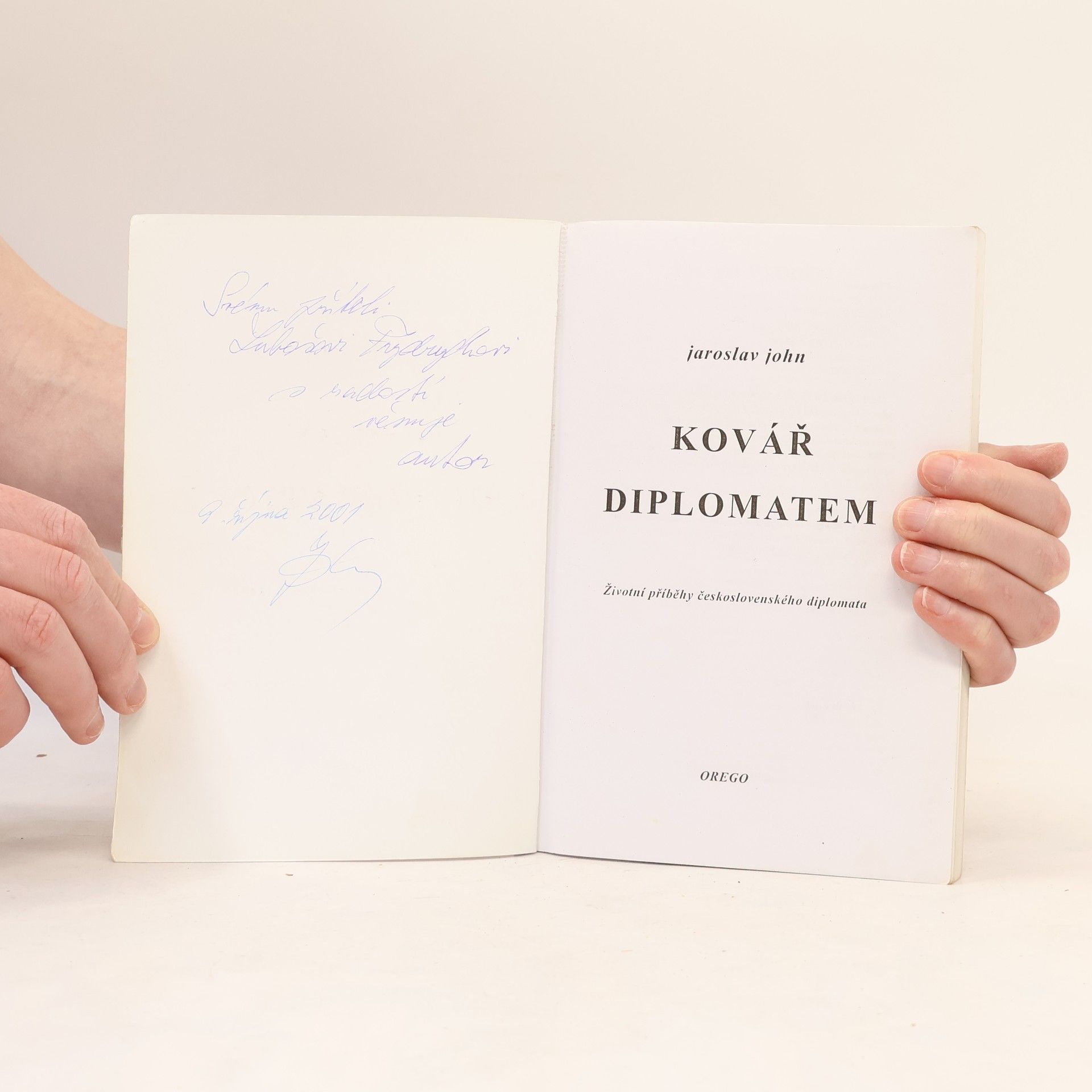Jan Johann Jaroslav Miška Kovář diplomatem