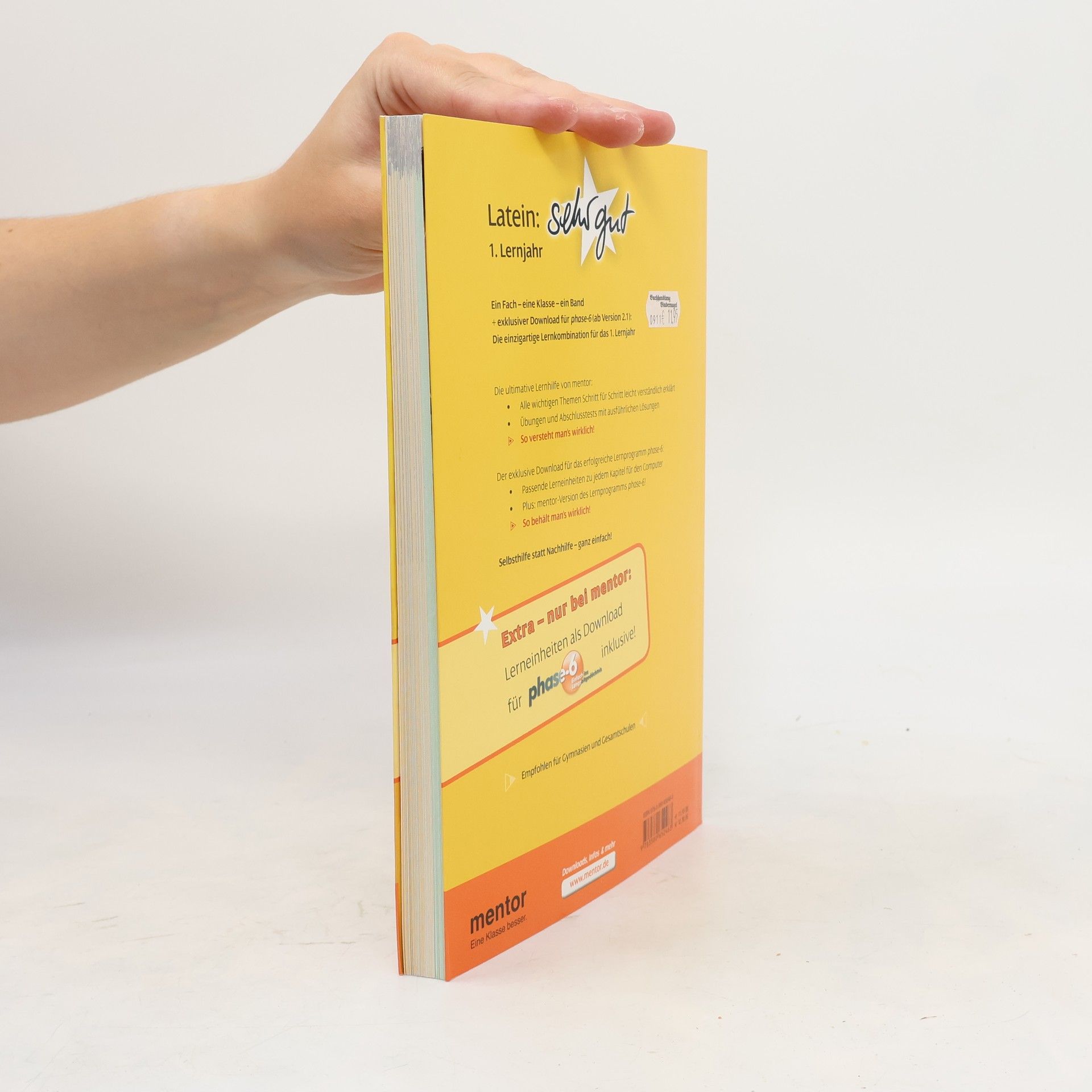 Barbara Mühlenhoff Latein: sehr gut, 1. Lernjahr - Buch mit Download für phase-6
