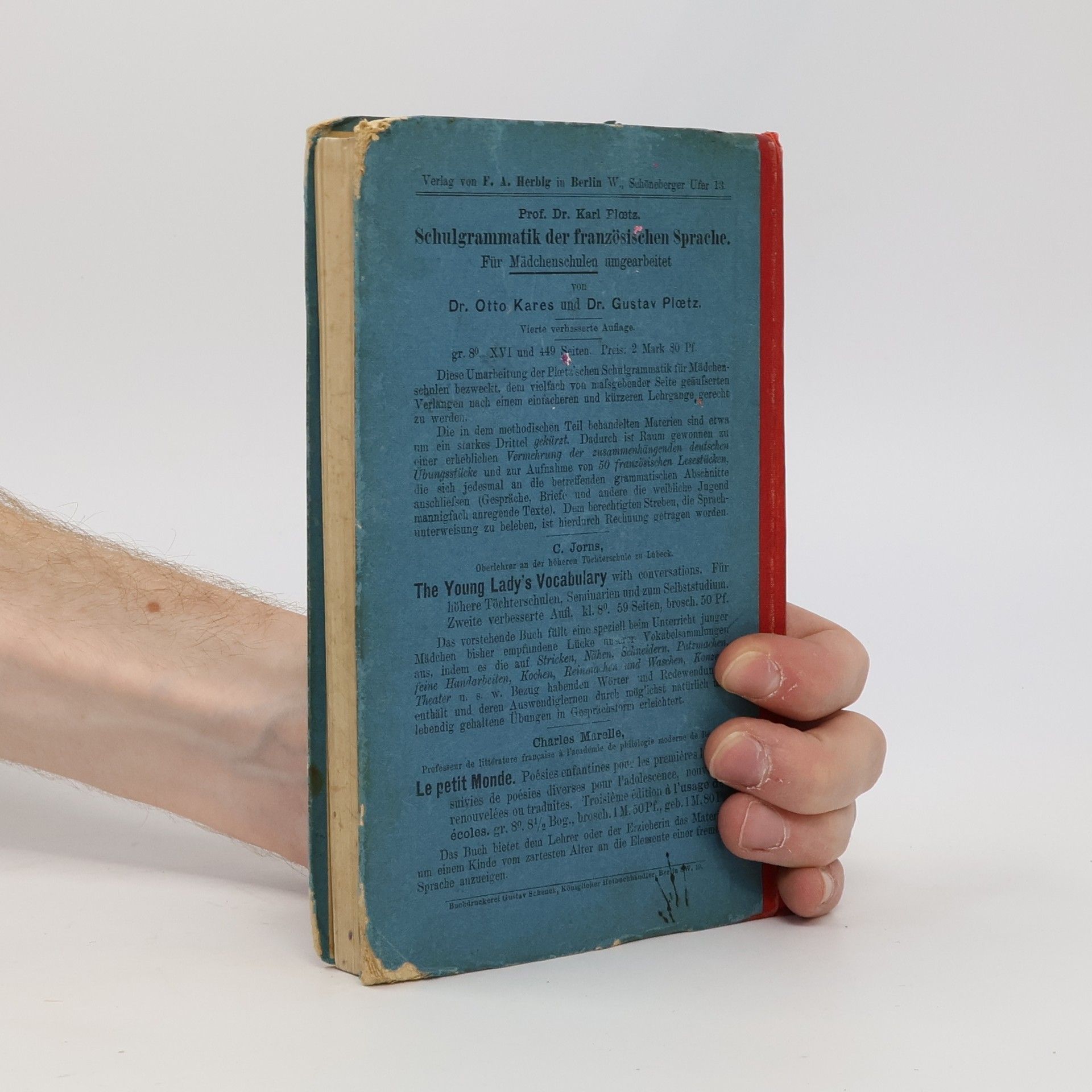 Gustav Ploetz Conjugaison française Conjugaison française