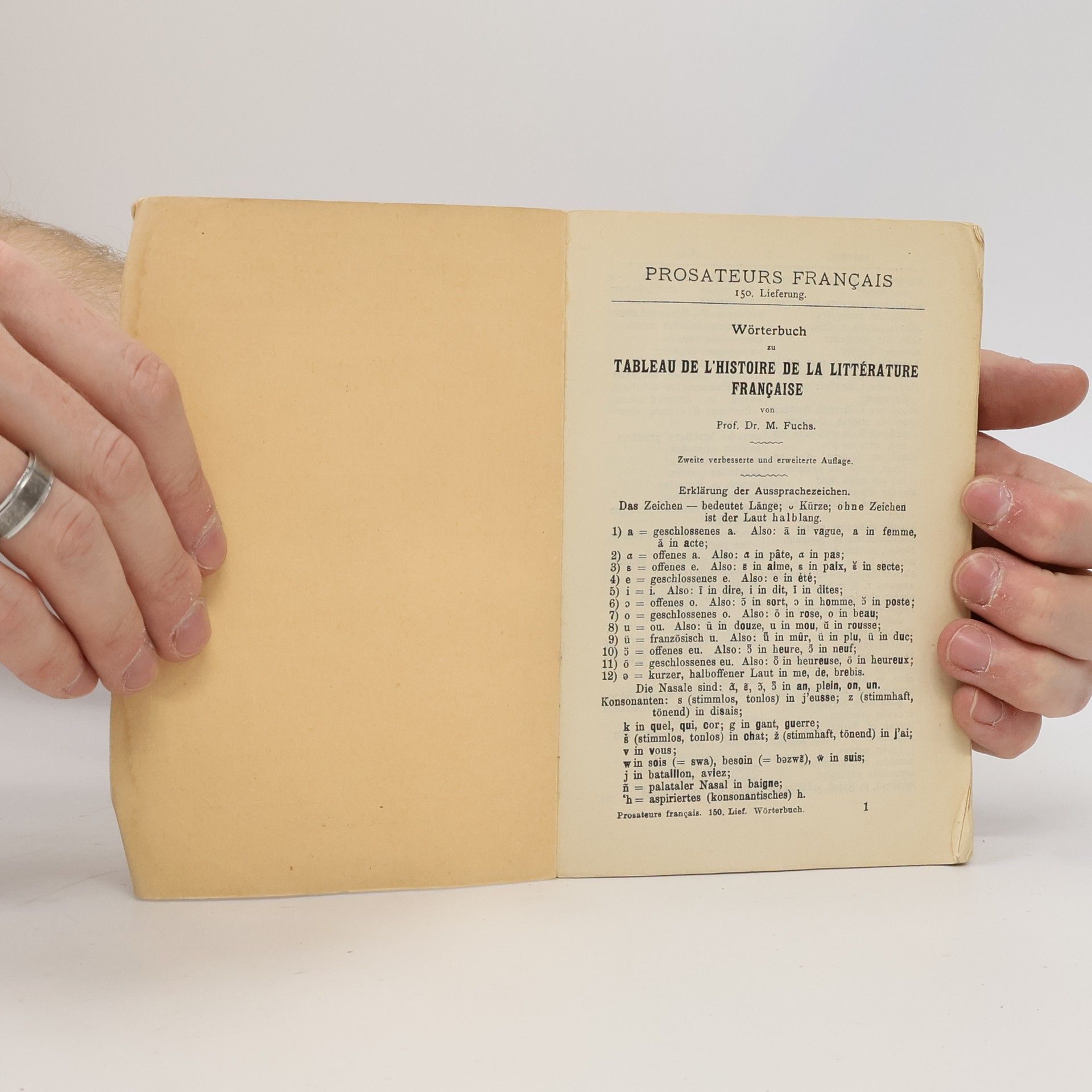Various authors Velhagen & Klasings Sammlung französischer u. englischer Schulausgaben. Prosateurs français