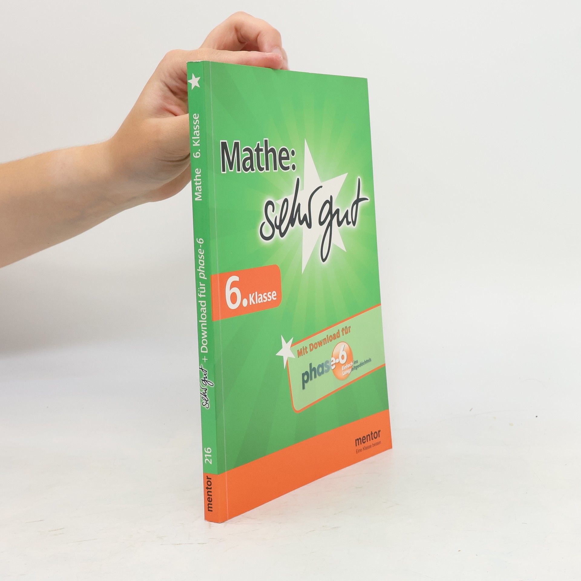 Uwe Fricke Mathe: sehr gut, 6. Klasse - Buch mit Download für phase-6