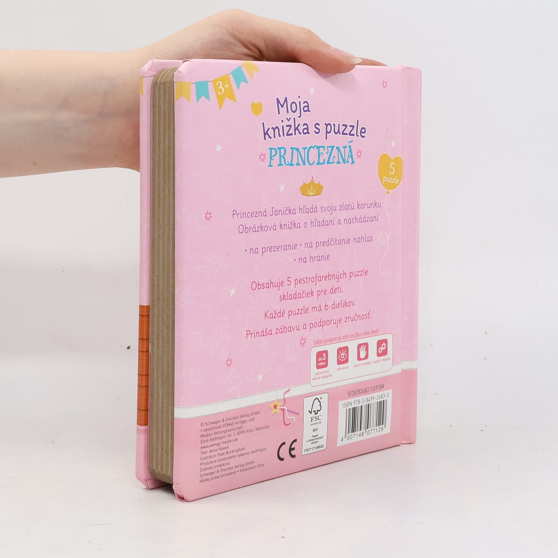 Kolektiv autorů Moje knížka s puzzla: Princezna