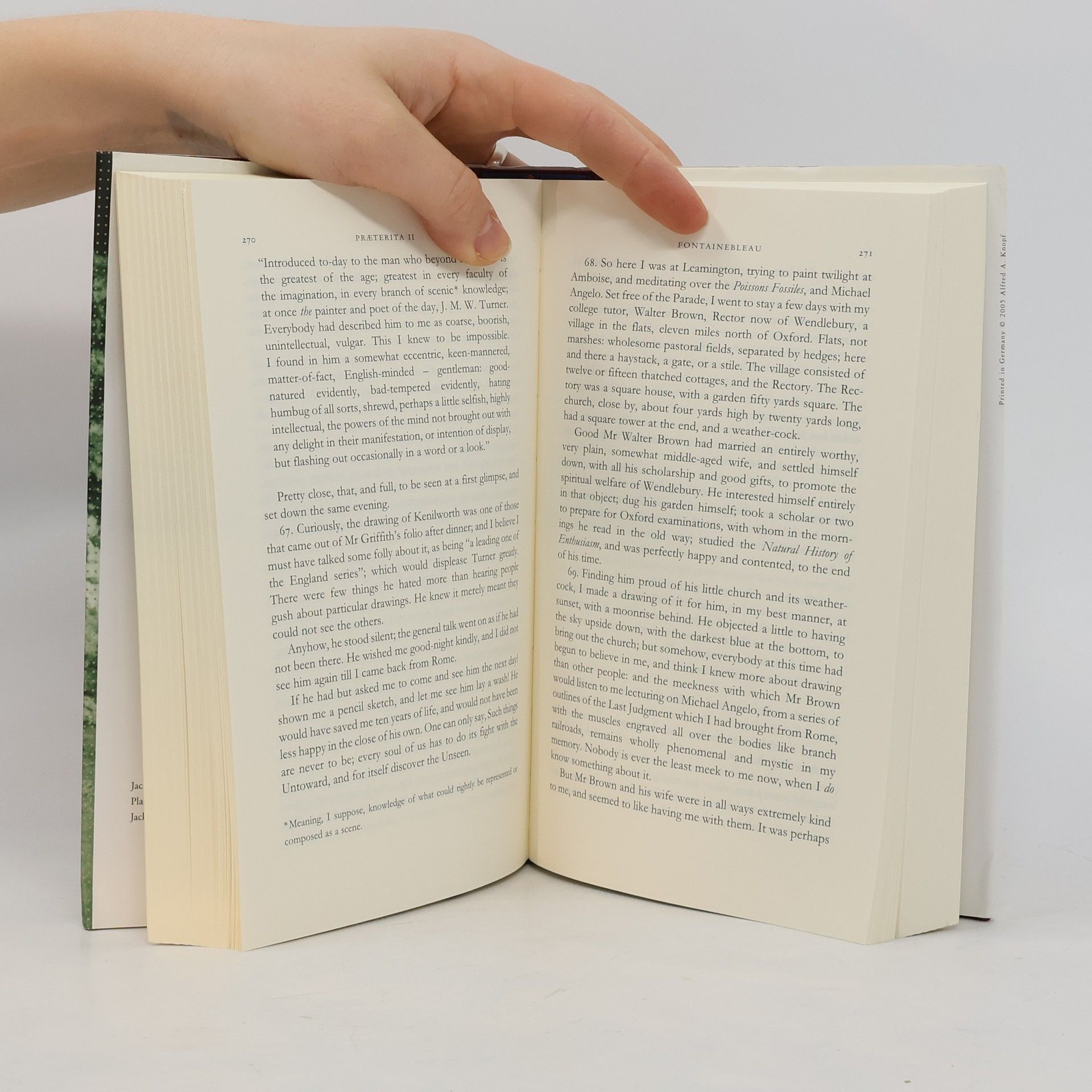 John Ruskin Everyman's Library: Praeterita and Dilecta