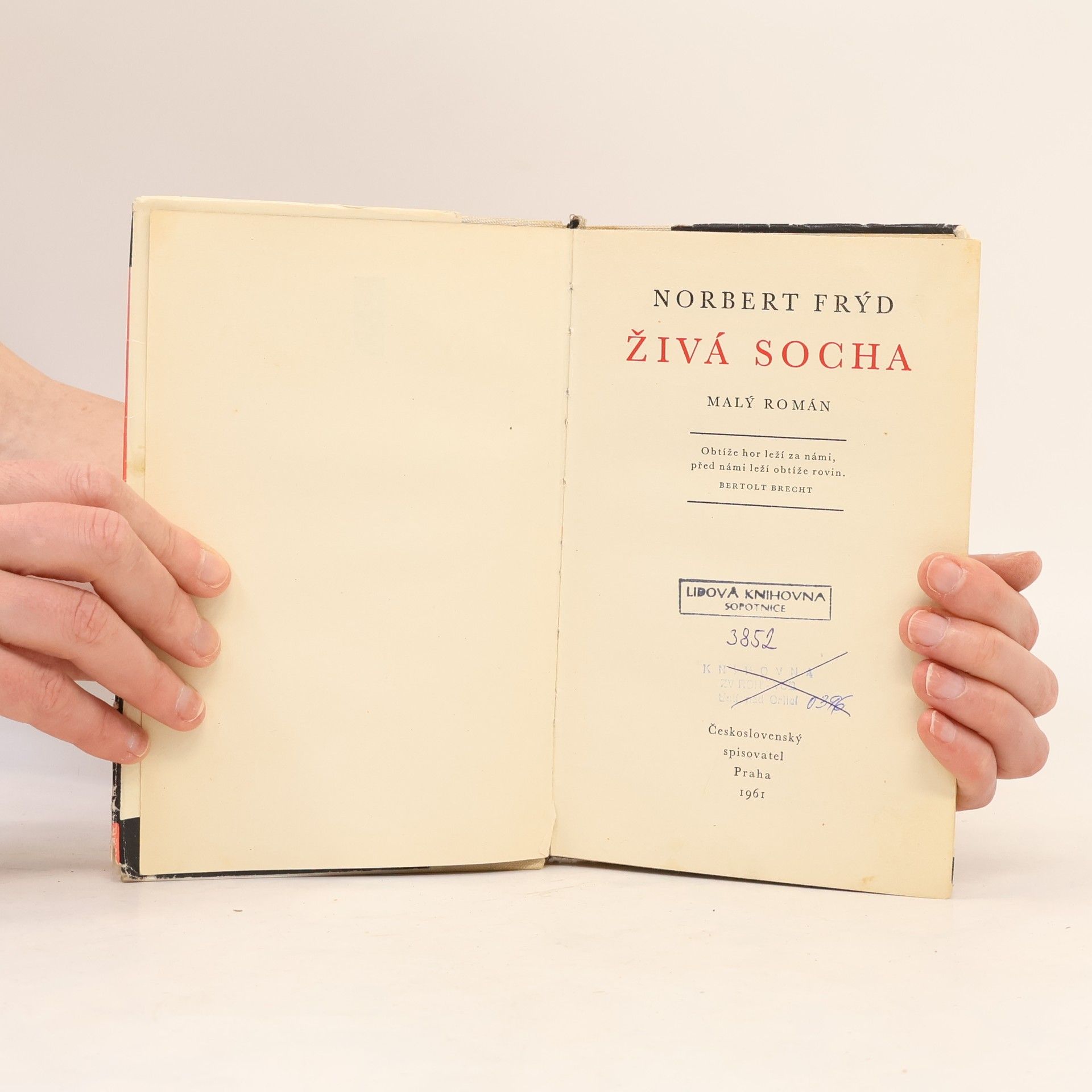 Norbert Frýd Živá socha