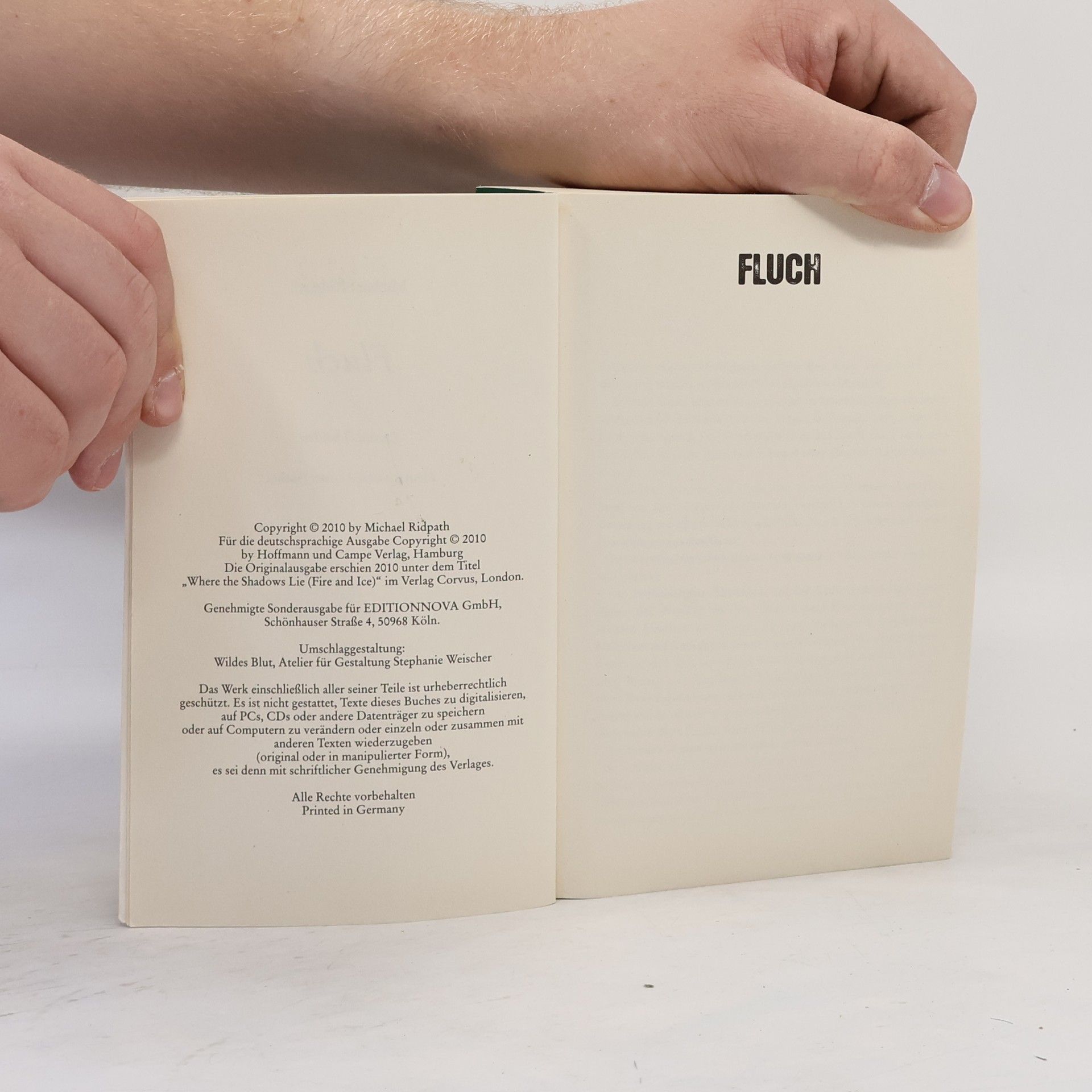 Michael Ridpath Fluch