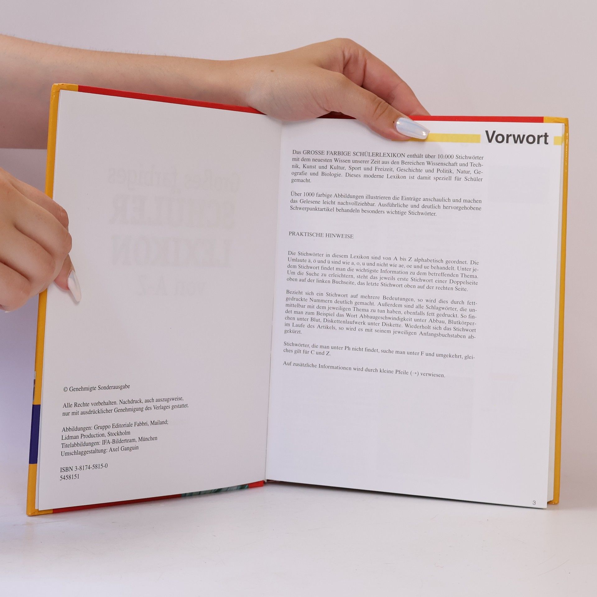 Autorenkollektiv Großes farbiges Schülerlexikon von A-Z