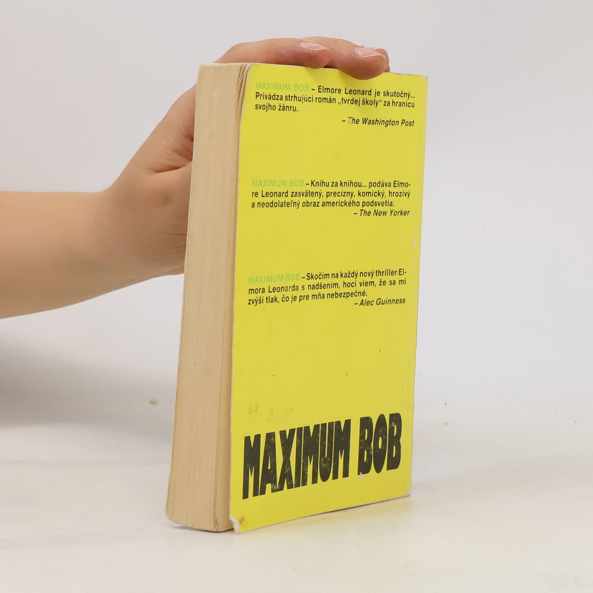 Elmore Leonard Maximum Bob