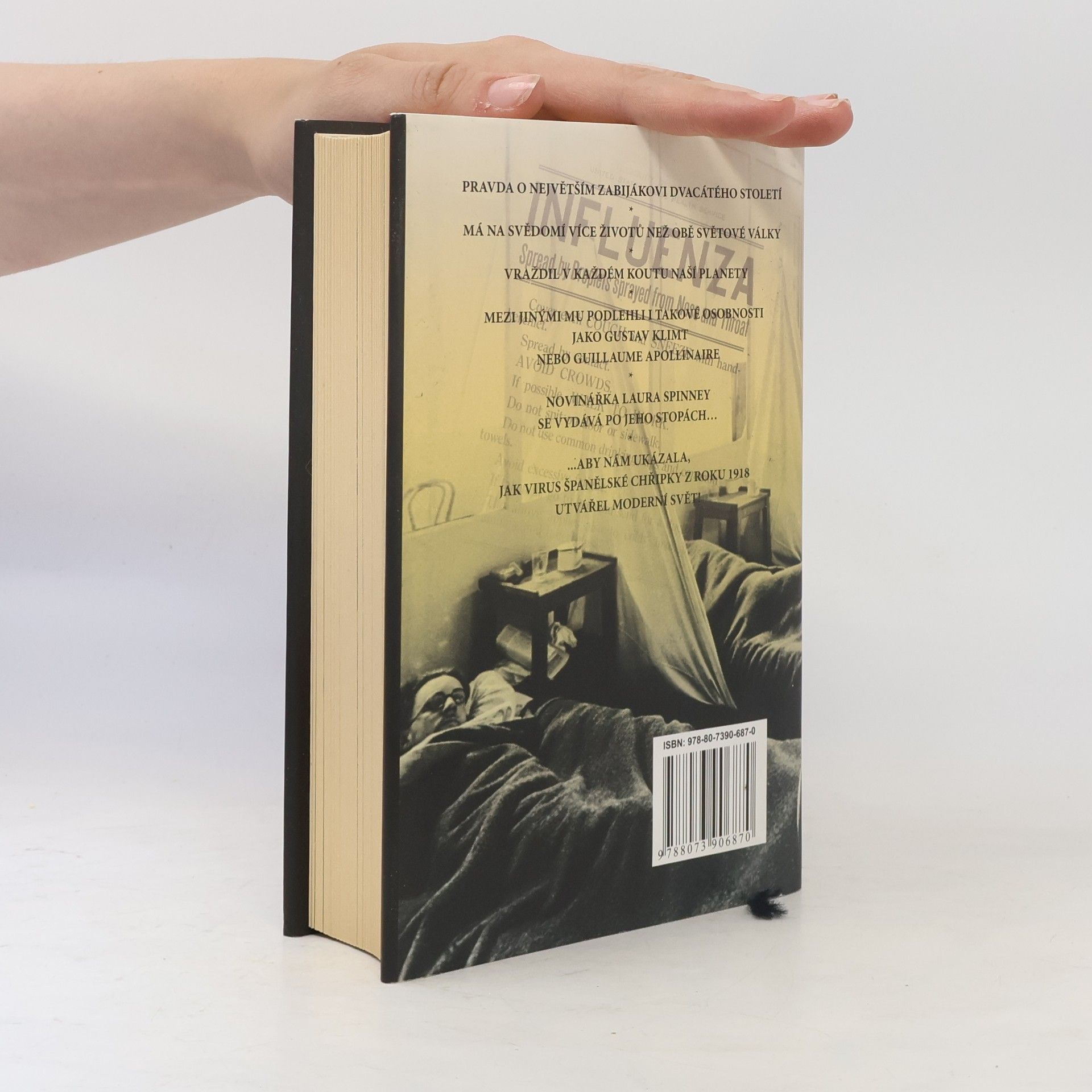 Laura Spinney Bledý jezdec : španělská chřipka roku 1918 a jak změnila svět