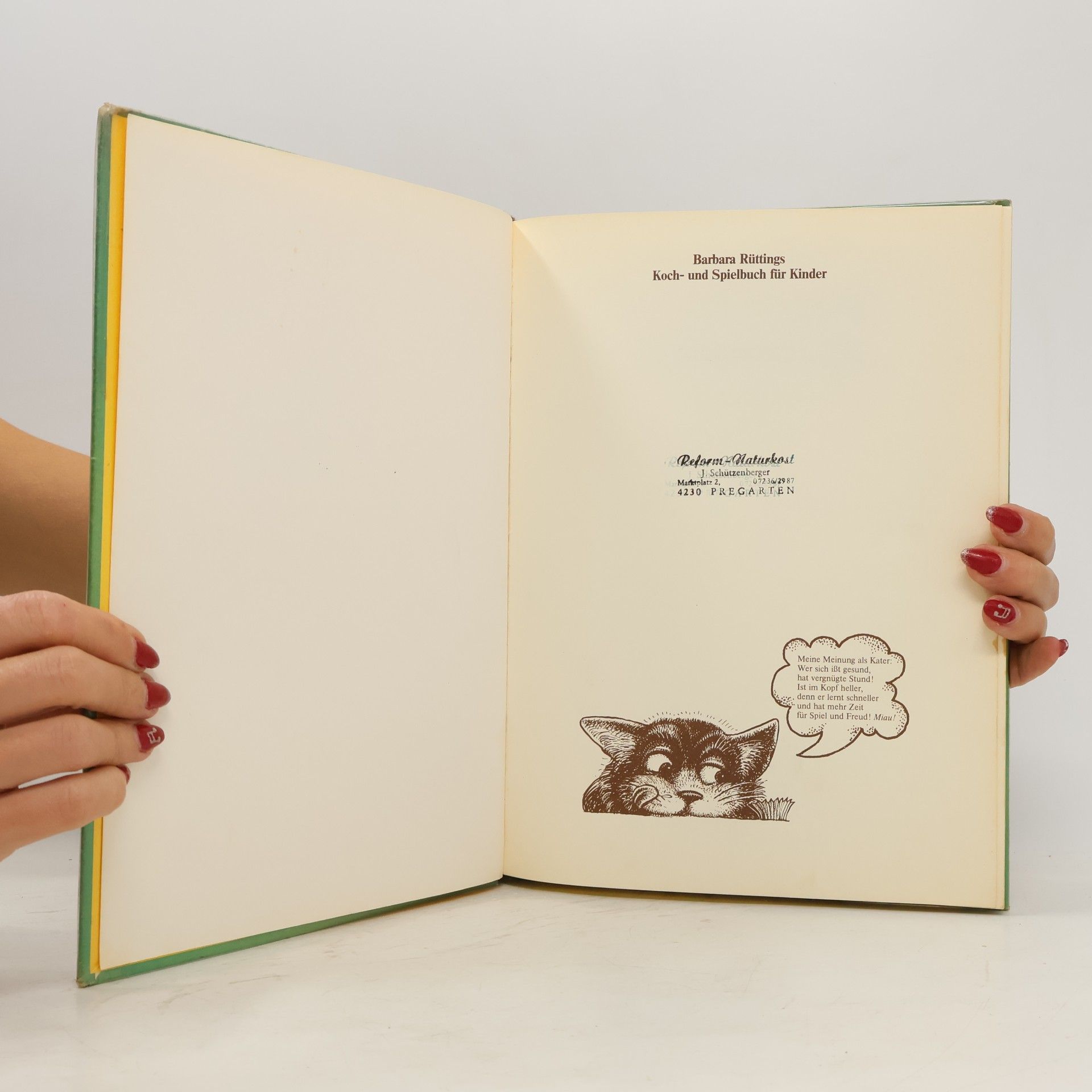 Barbara Rütting Barbara Rüttings Koch- und Spielbuch für Kinder
