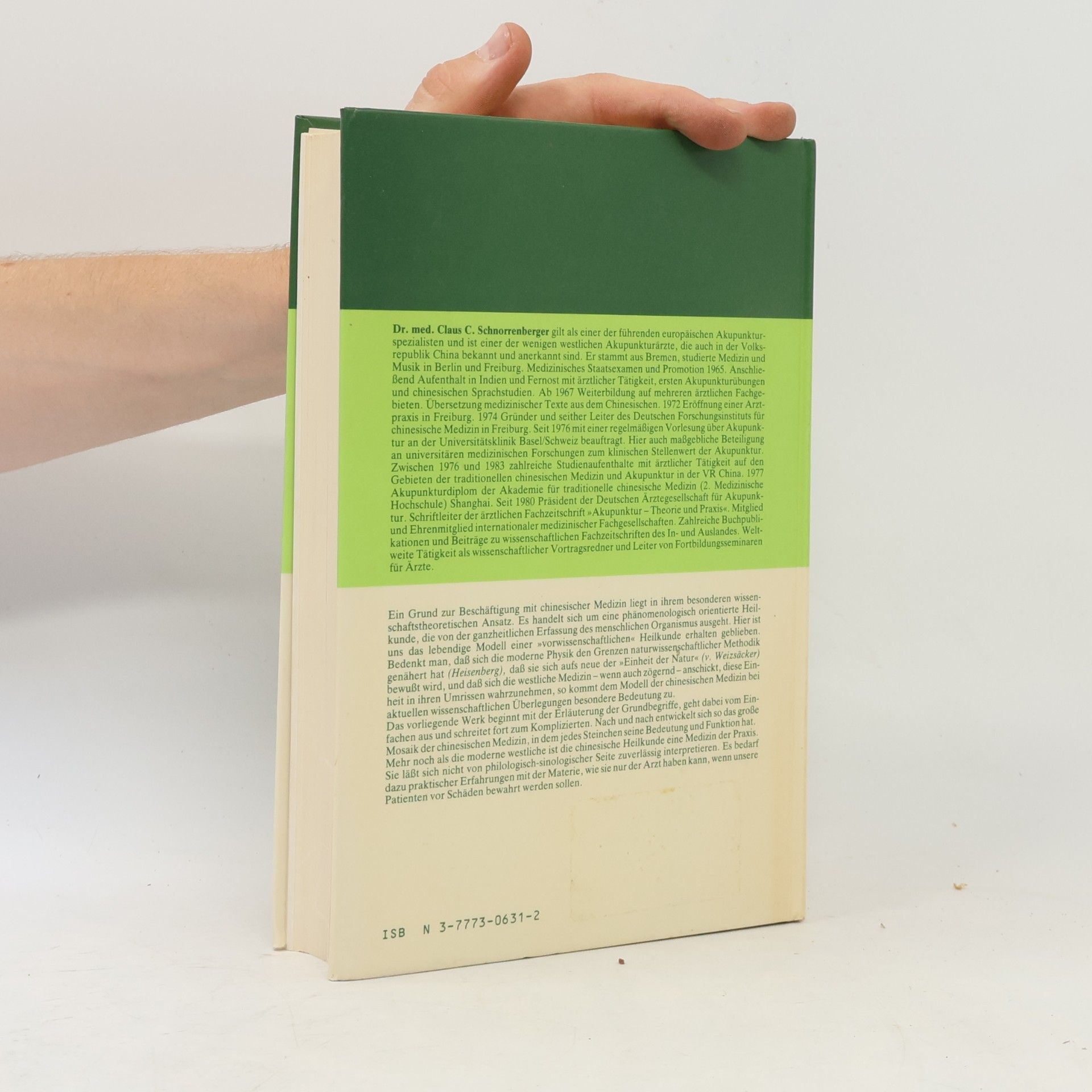 Claus C. Schnorrenberger Lehrbuch der chinesischen Medizin für westliche Ärzte