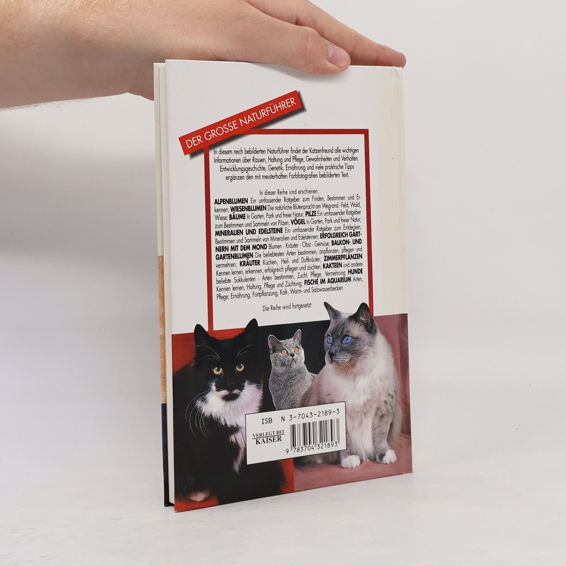 Various authors Katzen. Kennen lernen, Haltung, Pflege, Züchtung
