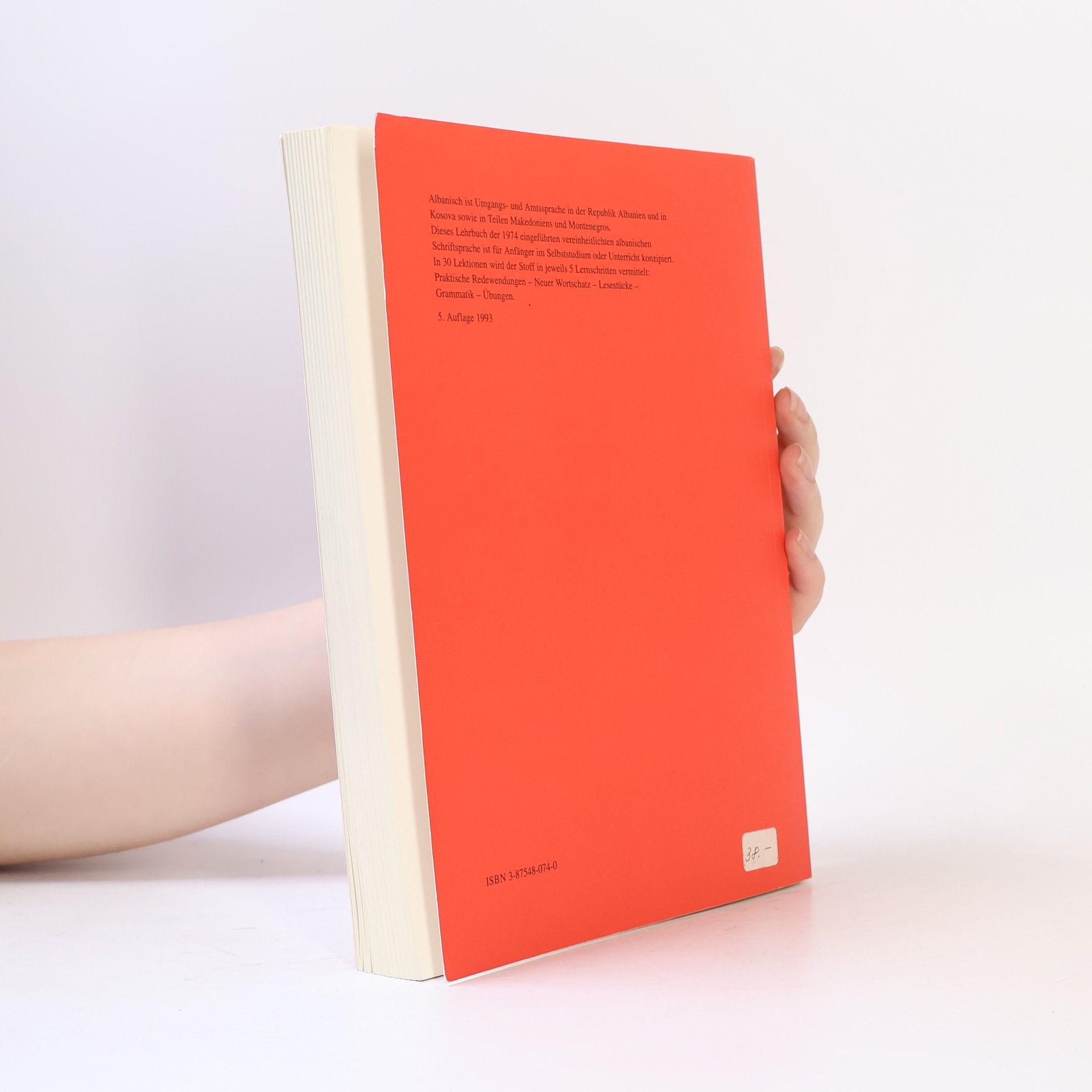 Lehrbuch der vereinheitlichten albanischen Schriftsprache