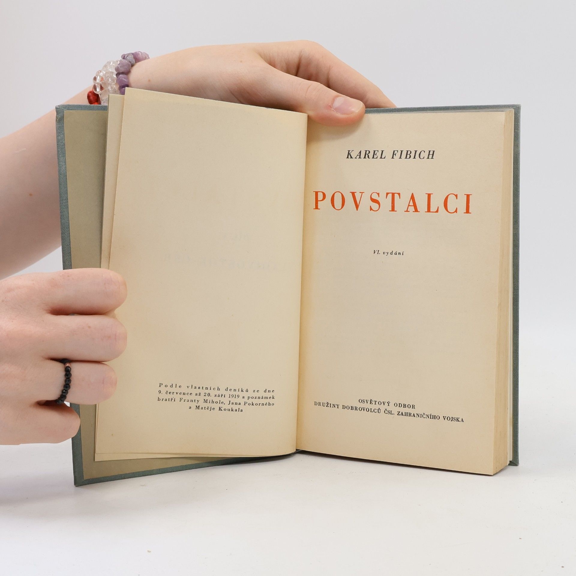 Karel Fibich Povstalci V