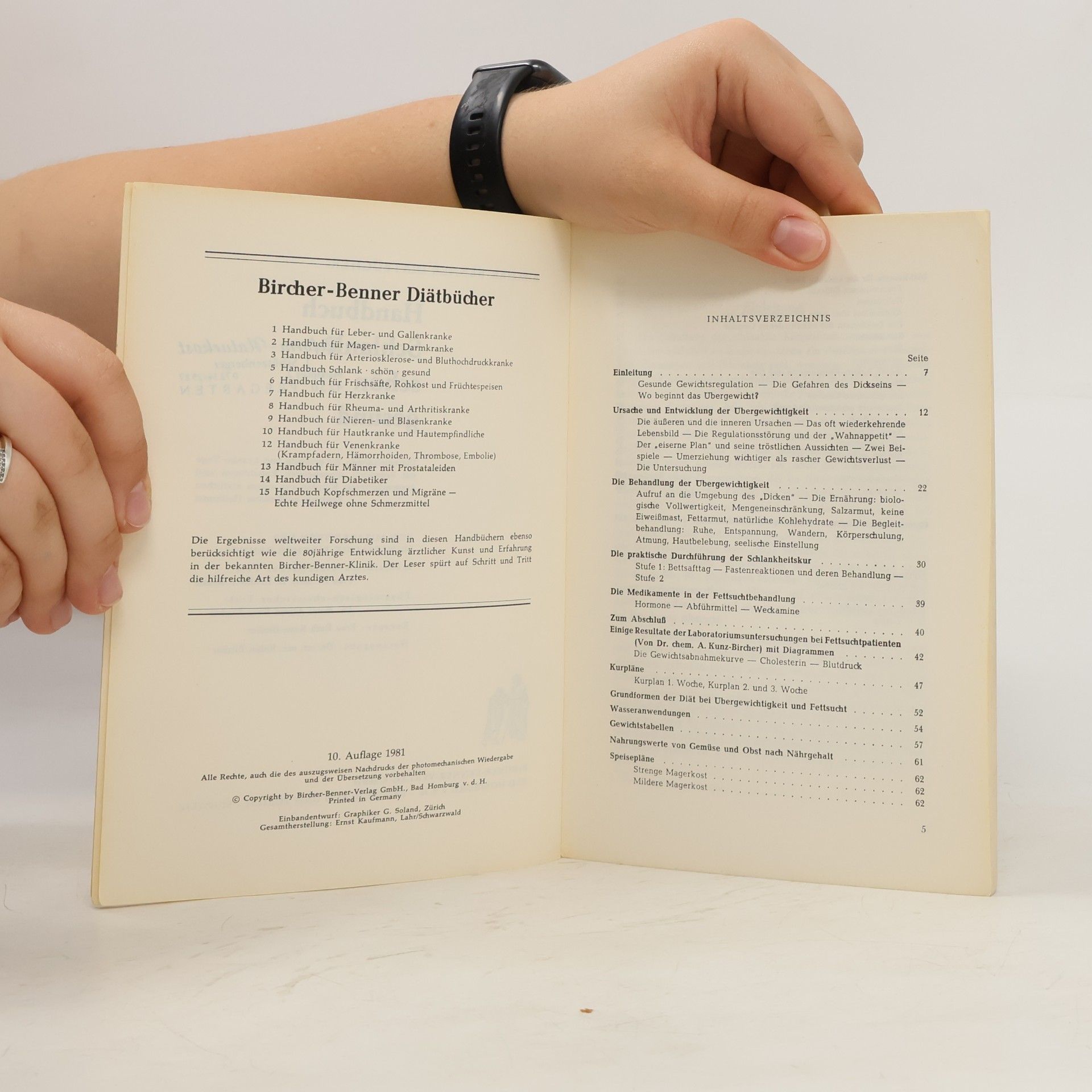 Various authors Bircher-Benner-Handbuch 5. Schlank, schön, gesund