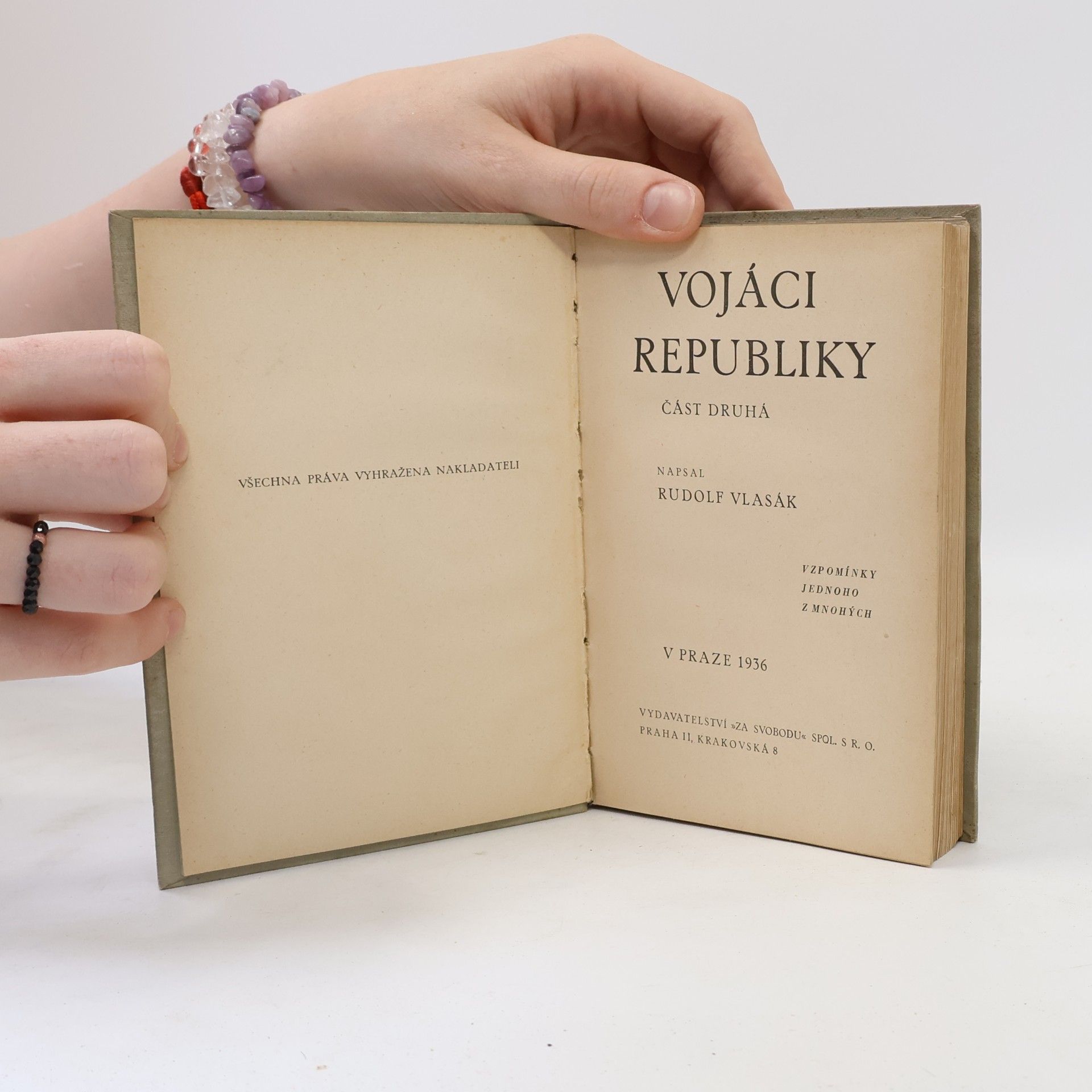 Rudolf Vlasák Vojáci republiky II
