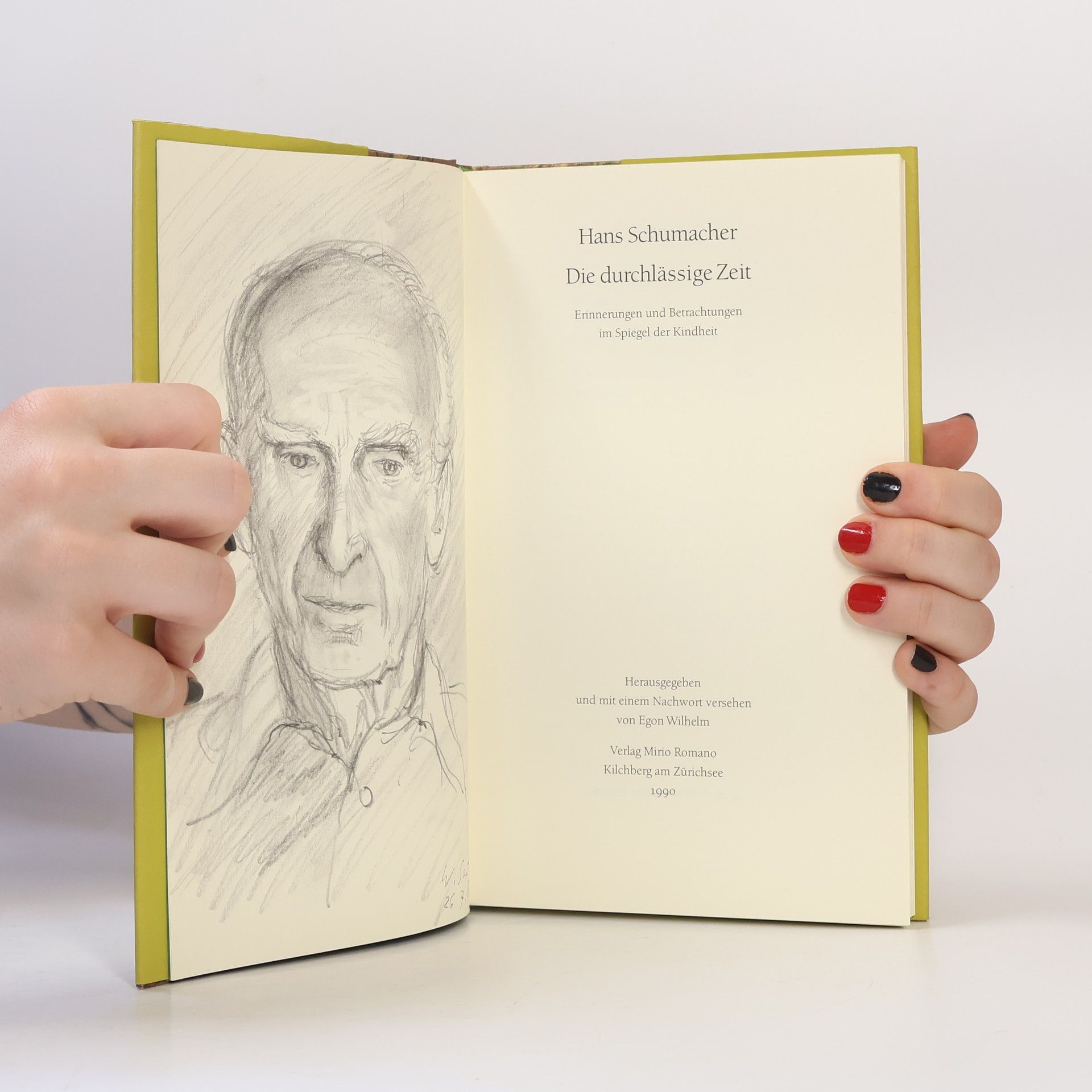 Hans Schumacher Die durchlässige Zeit