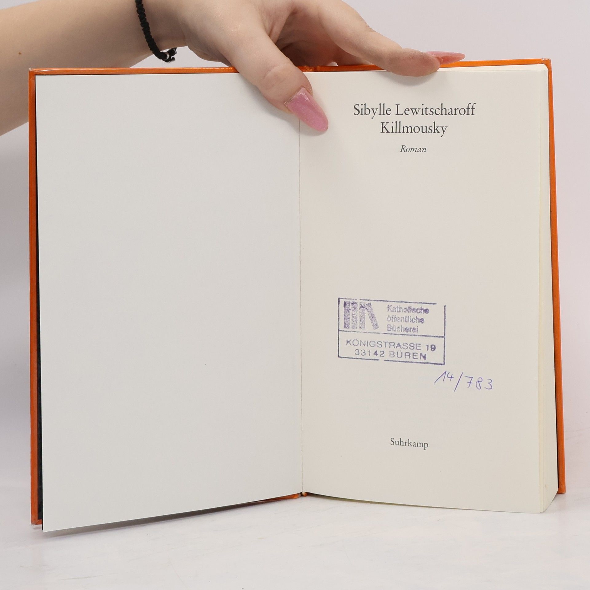 Sibylle Lewitscharoff Killmousky