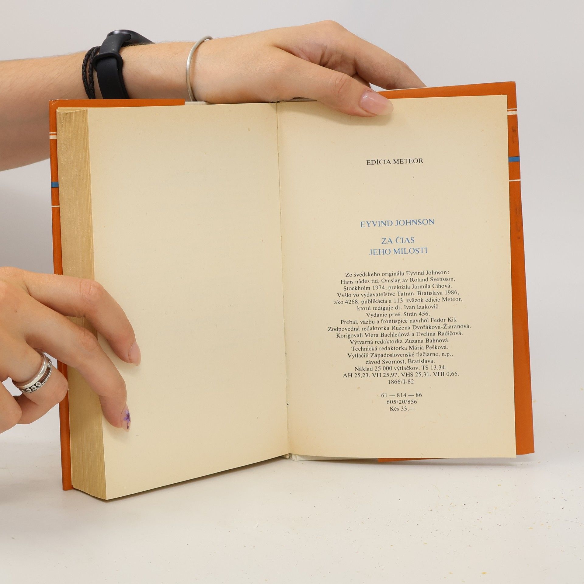 Eyvind Johnson Za čias Jeho Milosti