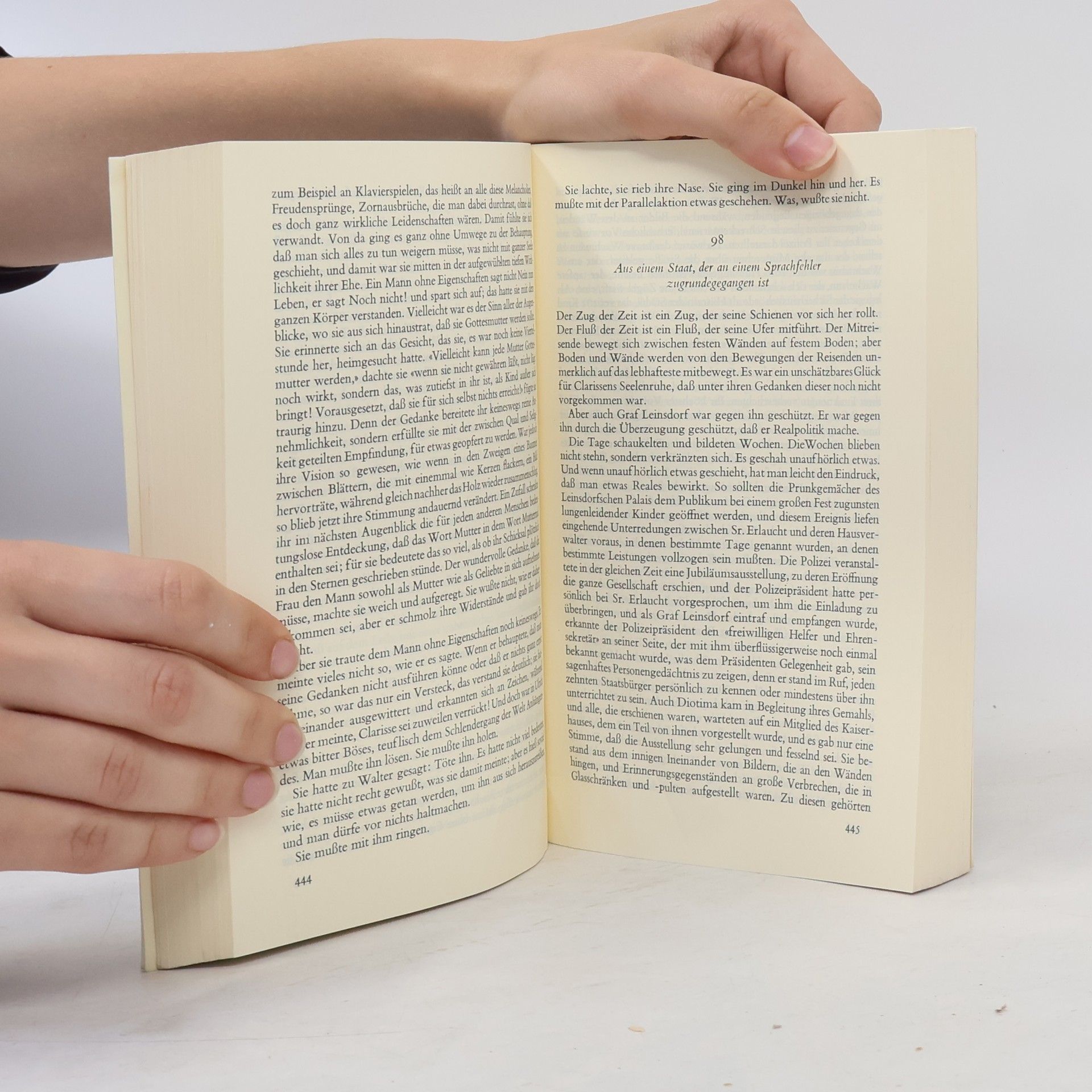 Robert Musil Der Mann ohne Eigenschaften, Roman 1.-2.