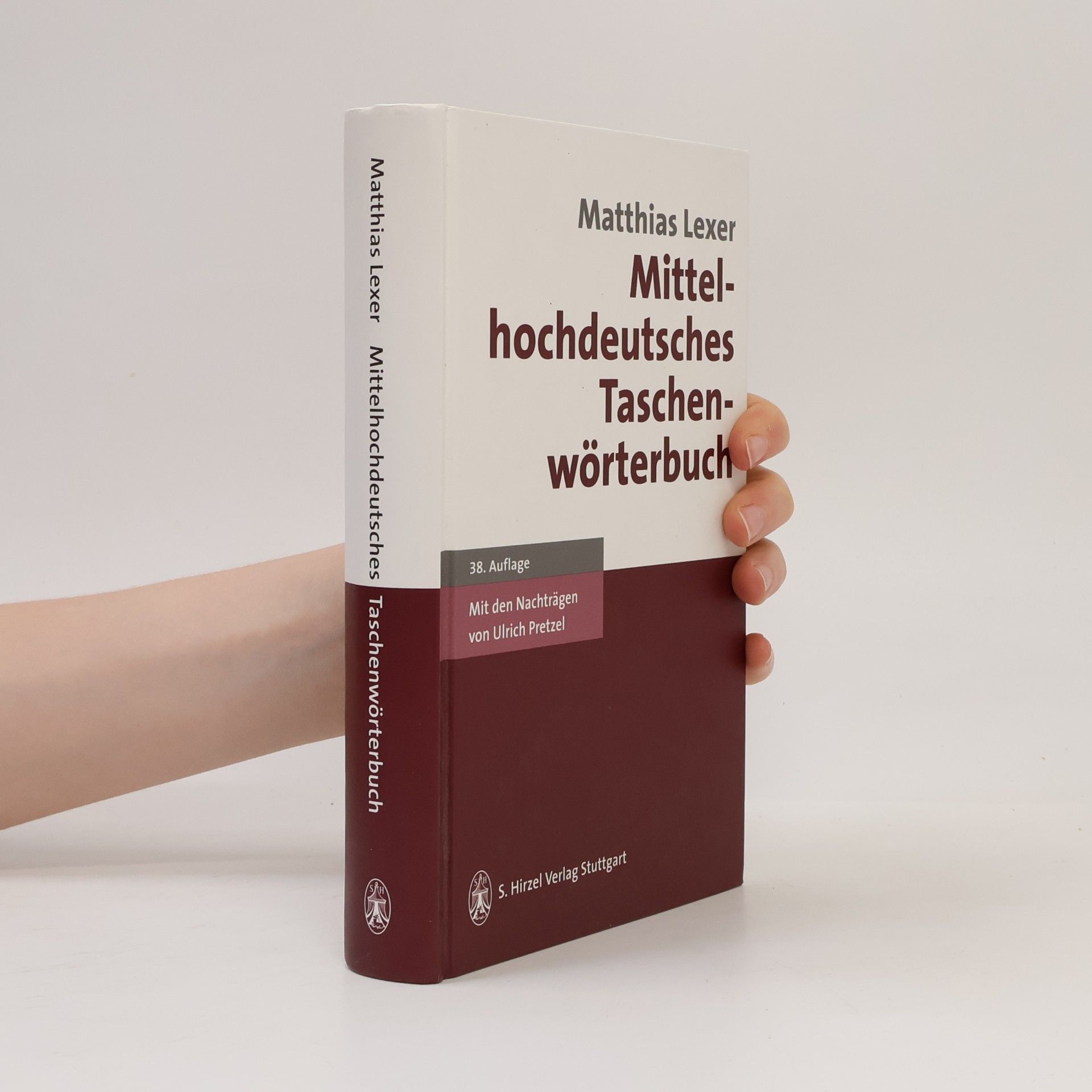 Matthias von Lexer Mittelhochdeutsches Taschenwörterbuch
