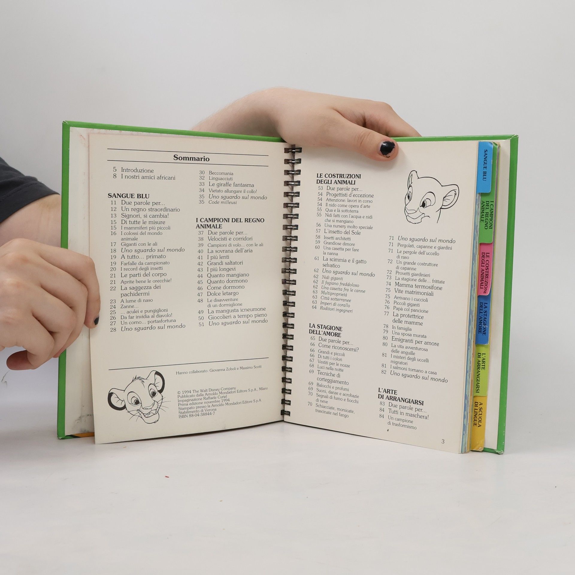 Walt Disney Manuali Disney: Il manuale dei record animali per Il Re Leone