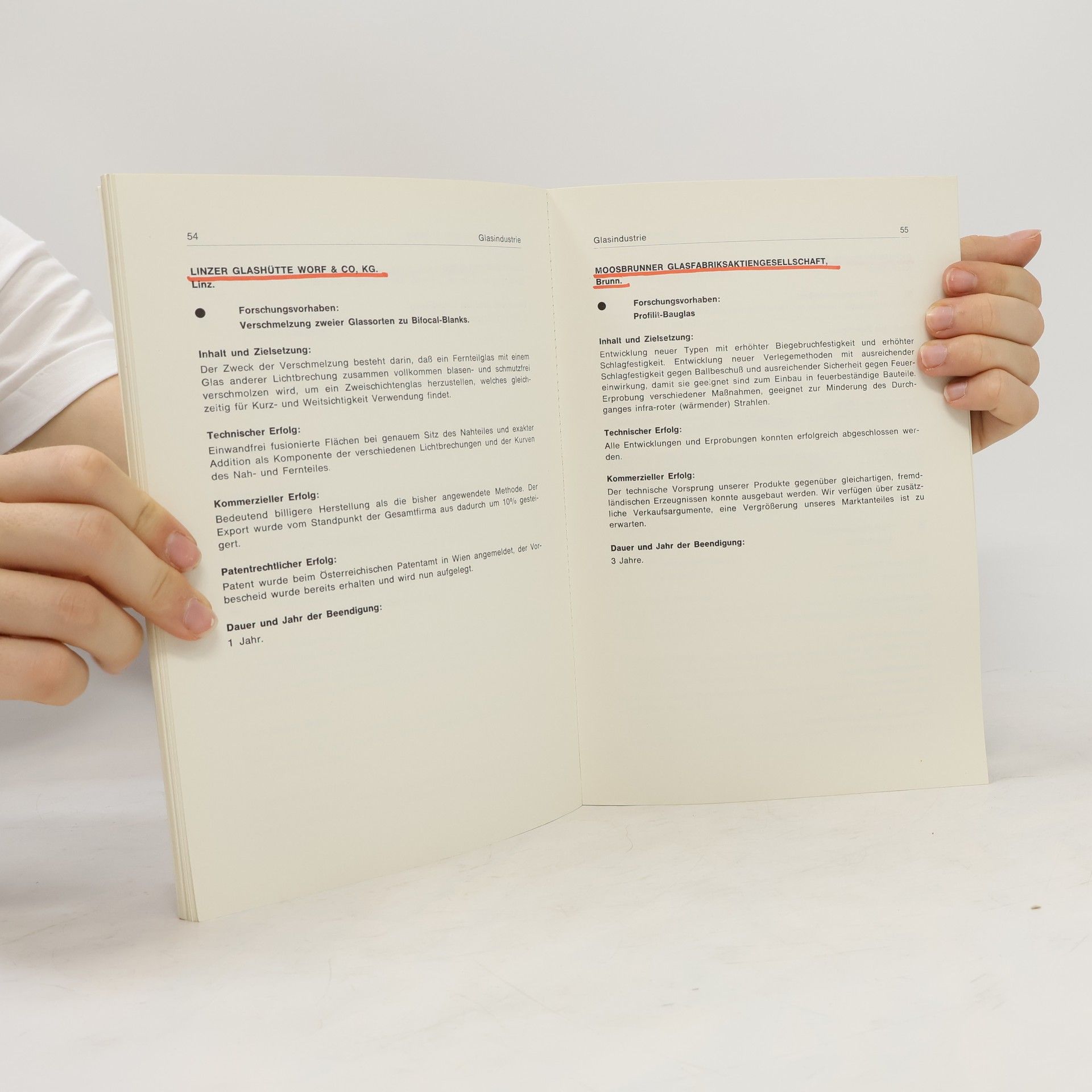 Autorenkollektiv Betriebliche Forschung in Österreich II. Erfolge