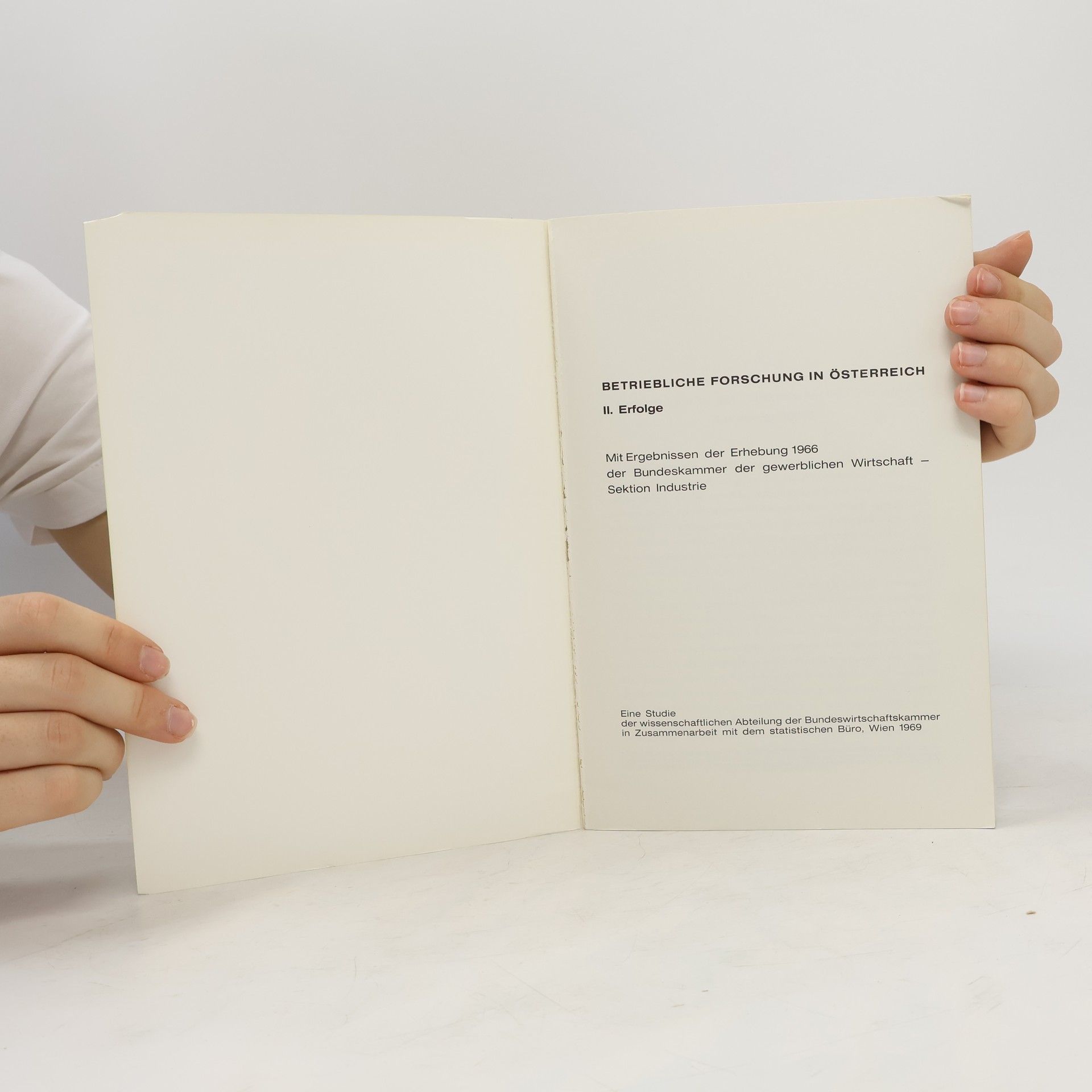 Autorenkollektiv Betriebliche Forschung in Österreich II. Erfolge