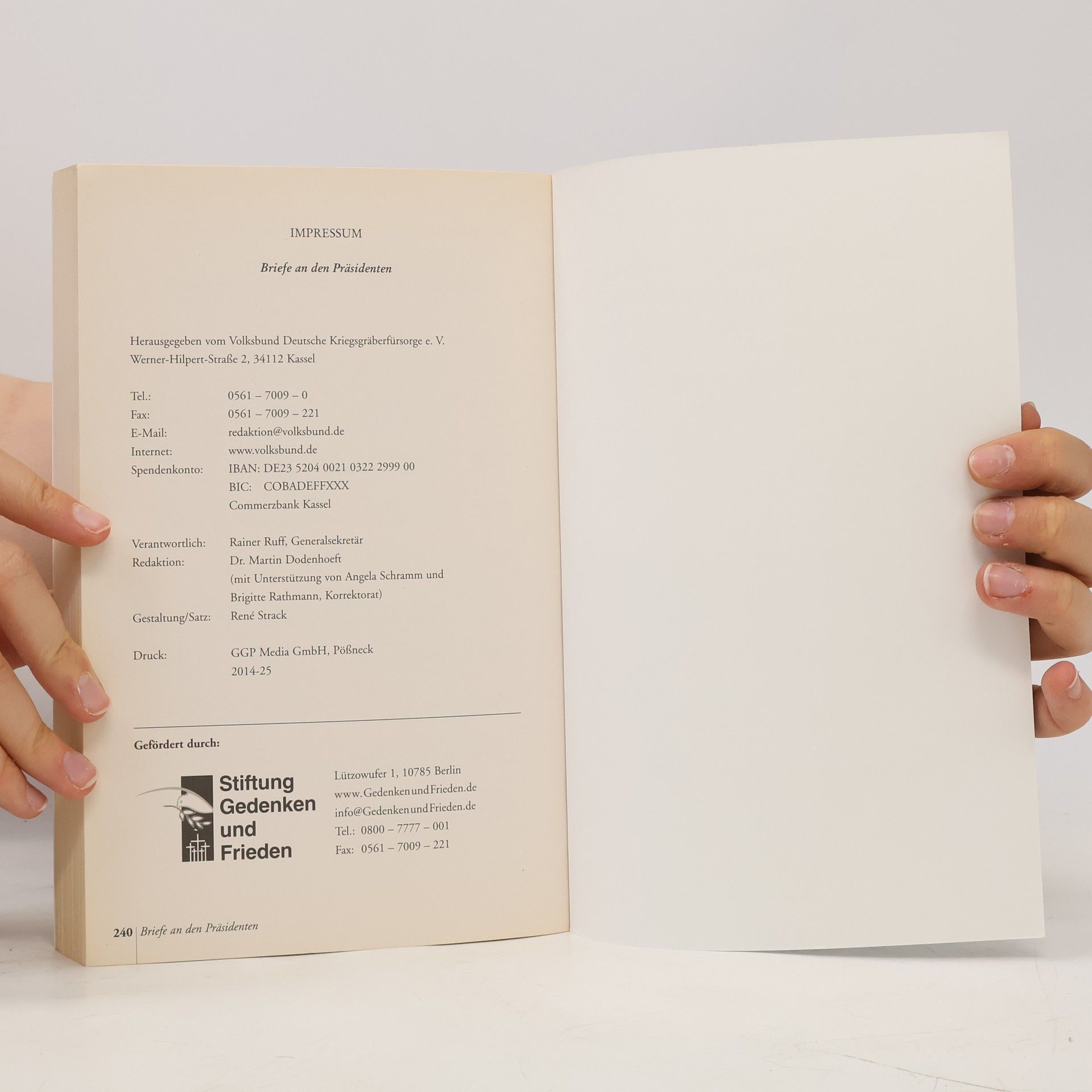 Autorenkollektiv Briefe an den Präsidenten