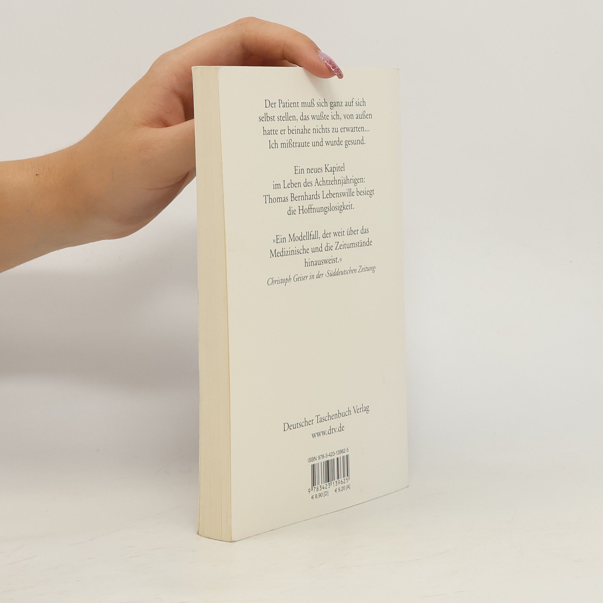 Thomas Bernhard Die Kälte. Eine Isolation.