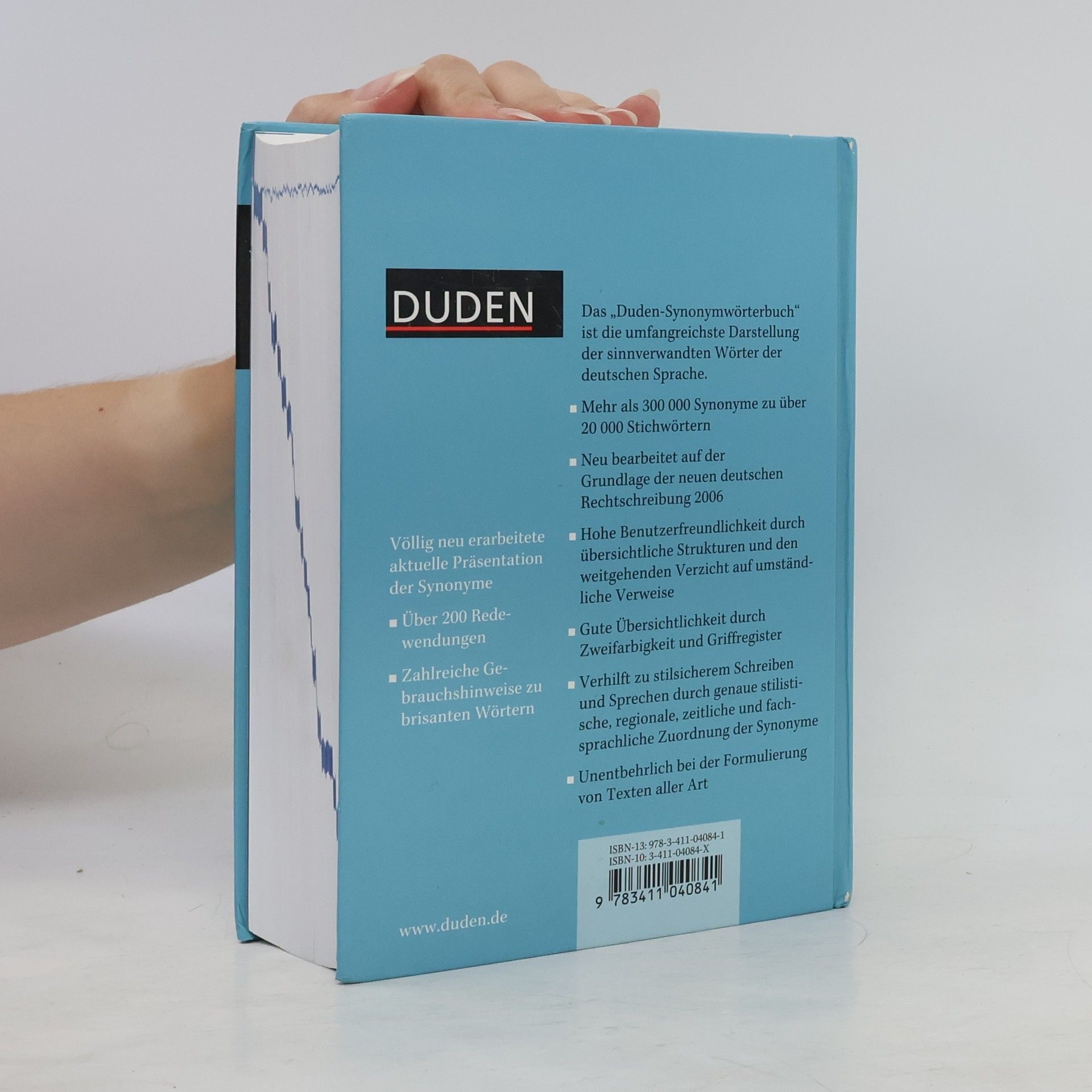 Christine Beil Duden. Band 8, Das Synonymwörterbuch