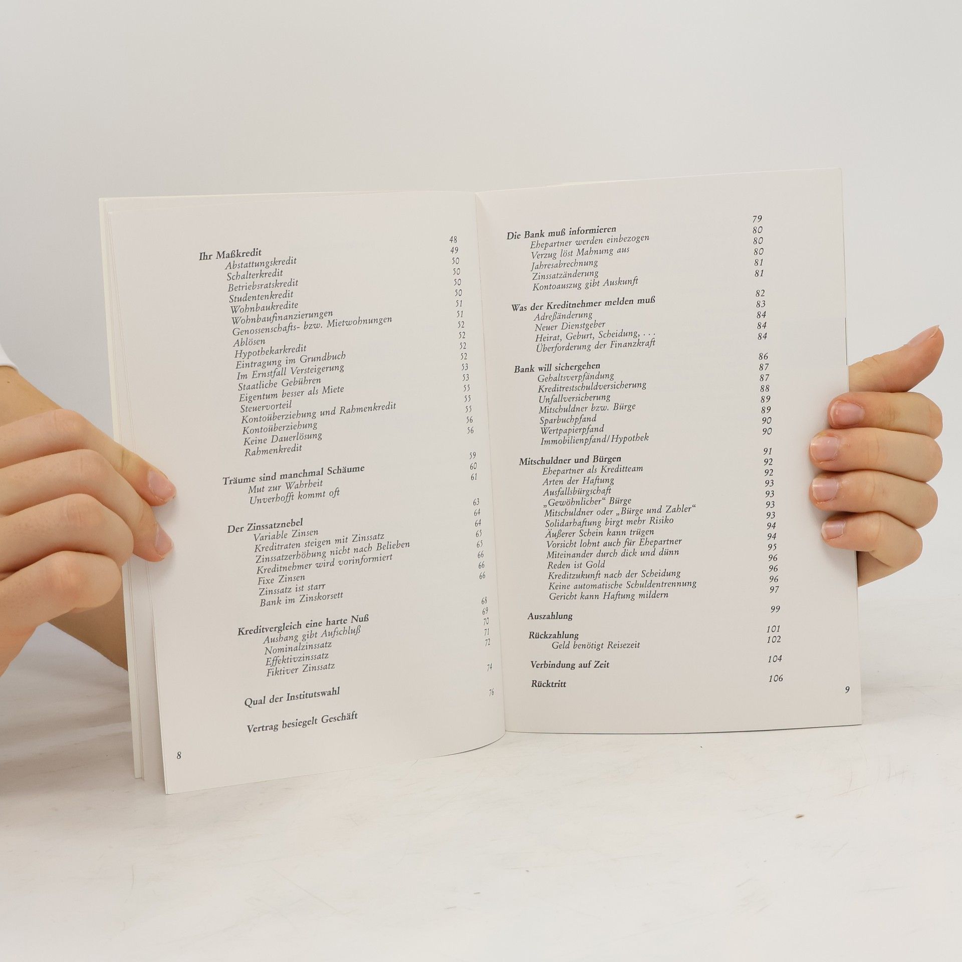 Renate Leithner Das Buch vom Kredit