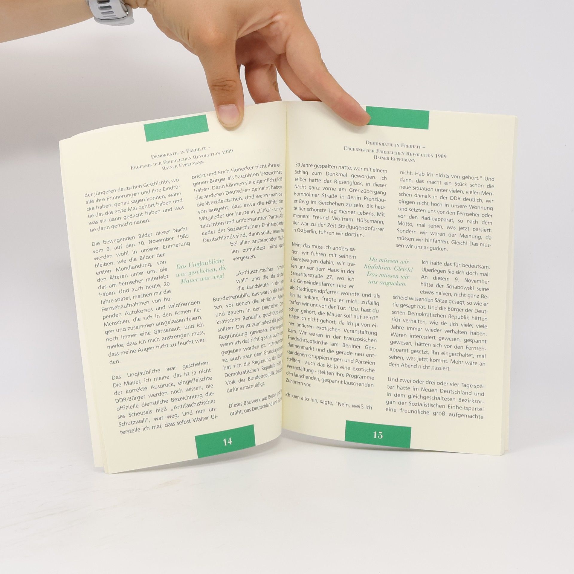 Various authors Ergebnis der Friedlichen Revolution 1989