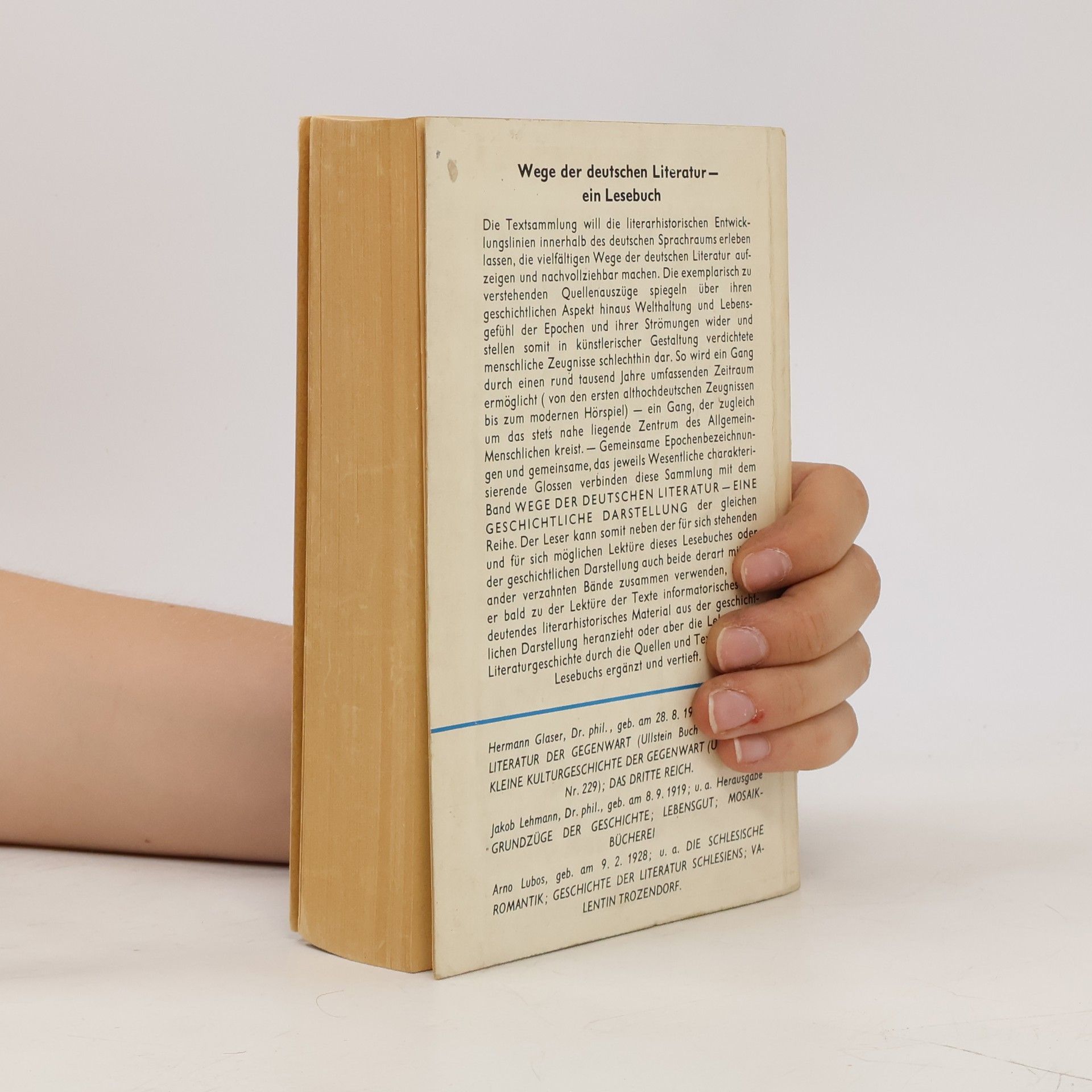 Jakob Lehmann Wege der deutschen Literatur