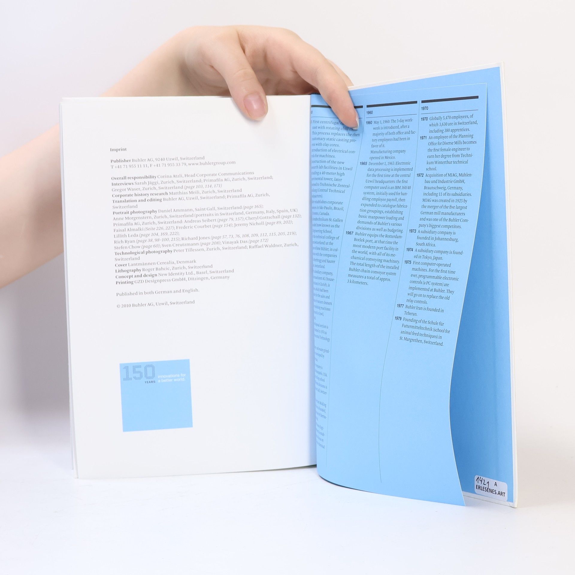 Various authors Bühler. 150 Years of Innovations for a Better World