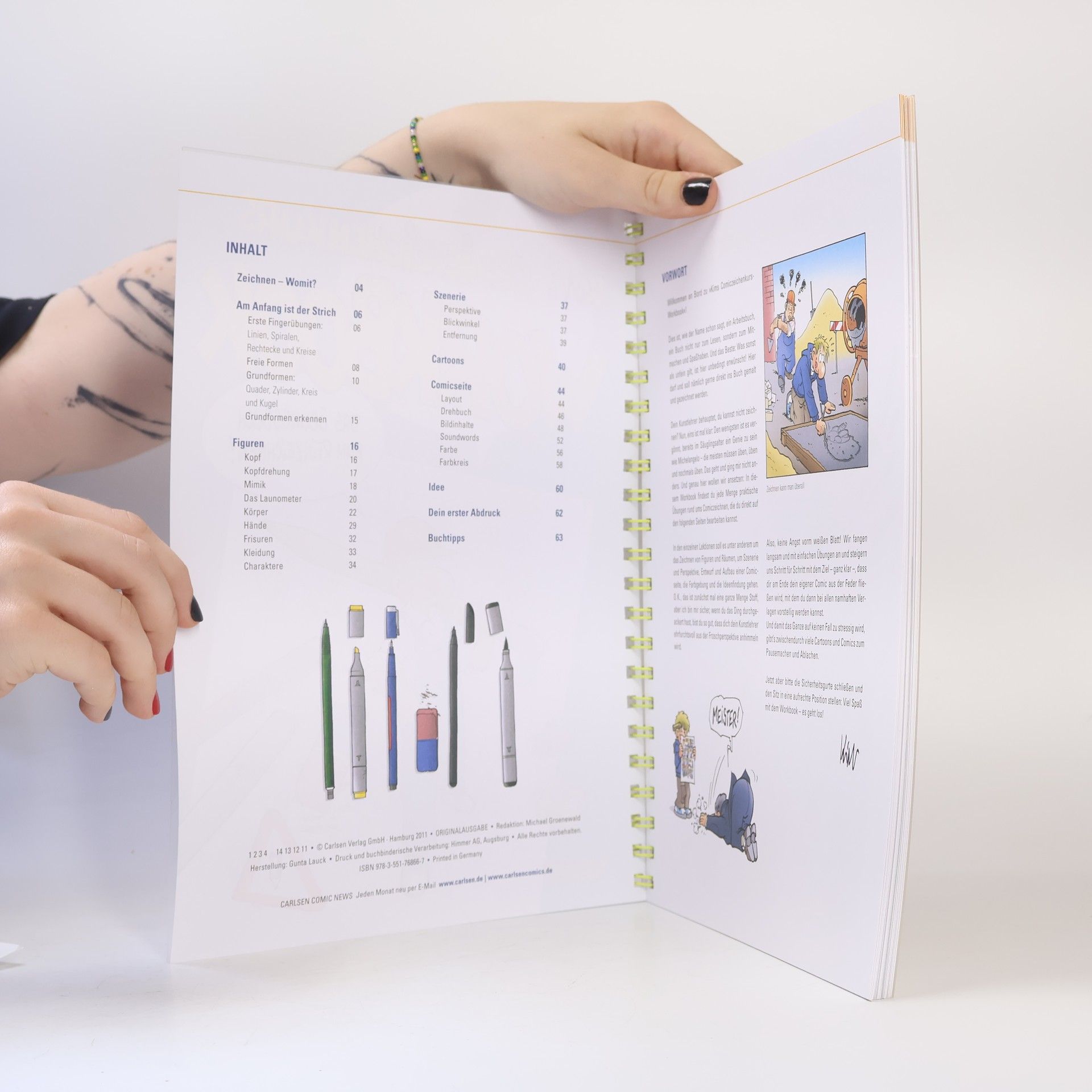 Kim Schmidt Kim's Comiczeichenkurs Workbook