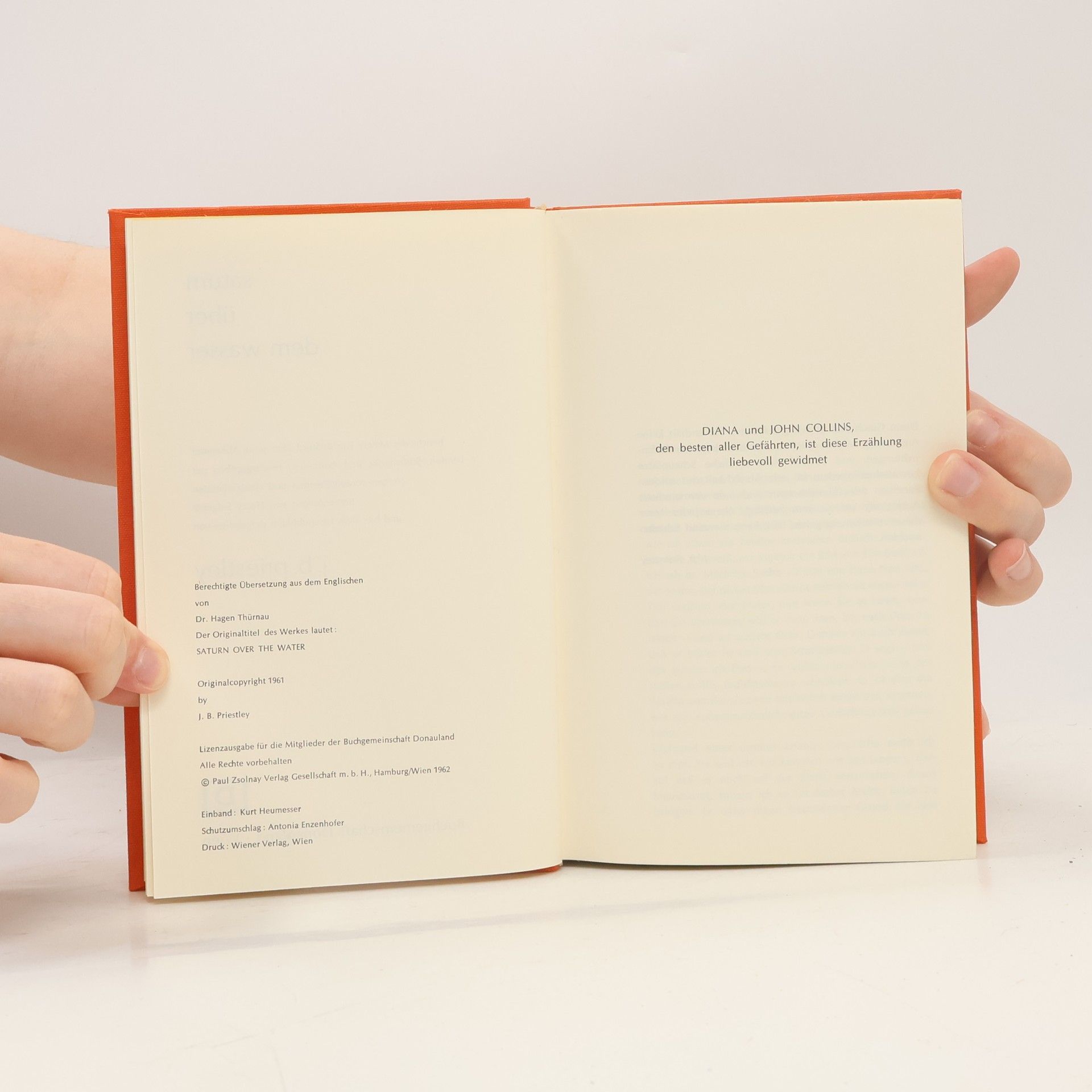 J. B. Priestley Saturn über dem Wasser
